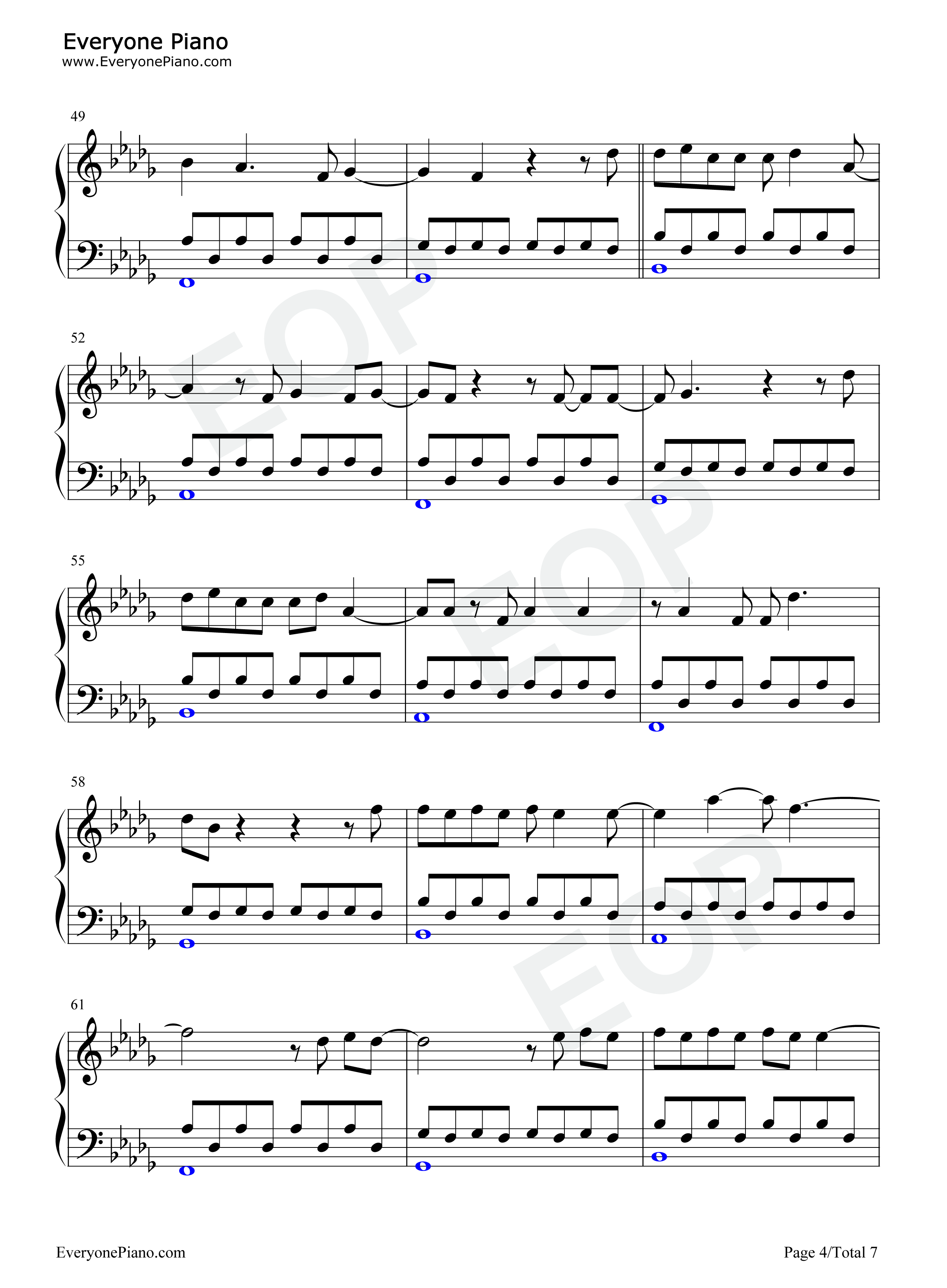 Hometown_Glory钢琴谱_Adele