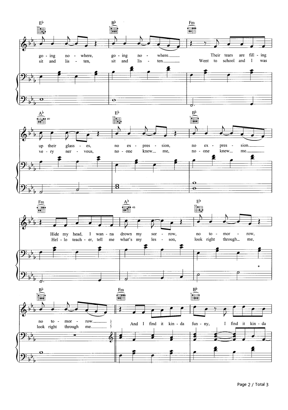 Mad_World钢琴谱_Gary_Jules