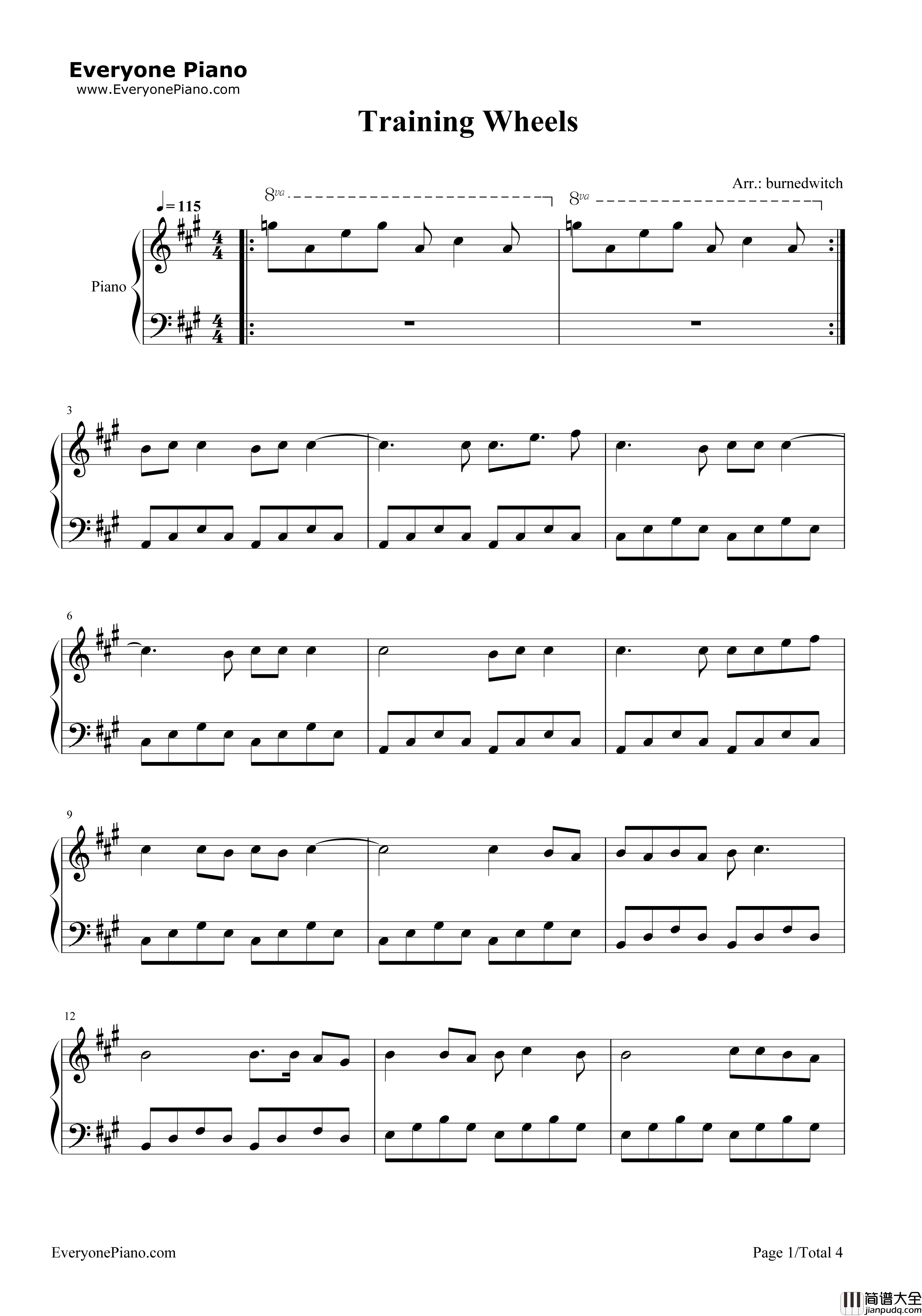 Training_Wheels_Piano+Voice钢琴谱_Melanie_Martinez