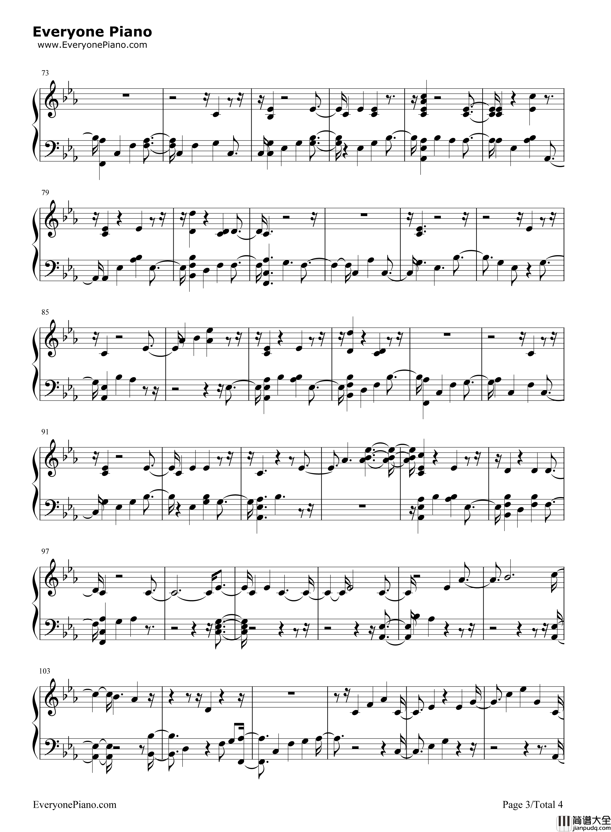 Dancing_With_Our_Hands_Tied钢琴谱_Taylor_Swift