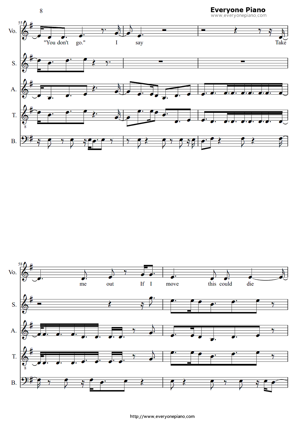 Take_Me_Out钢琴谱_Franz_Ferdinand