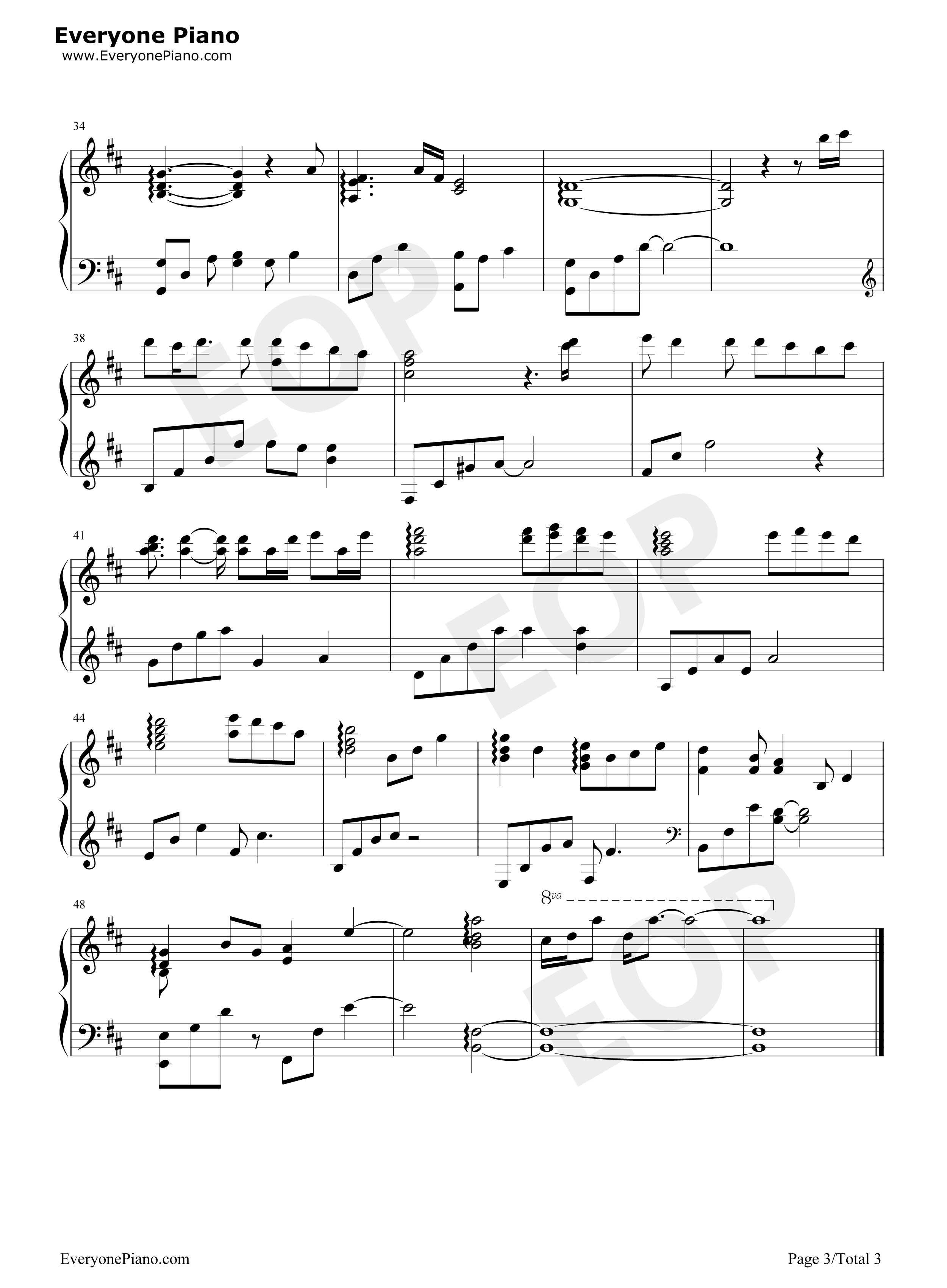 涙のテーマ钢琴谱_柿岛伸次
