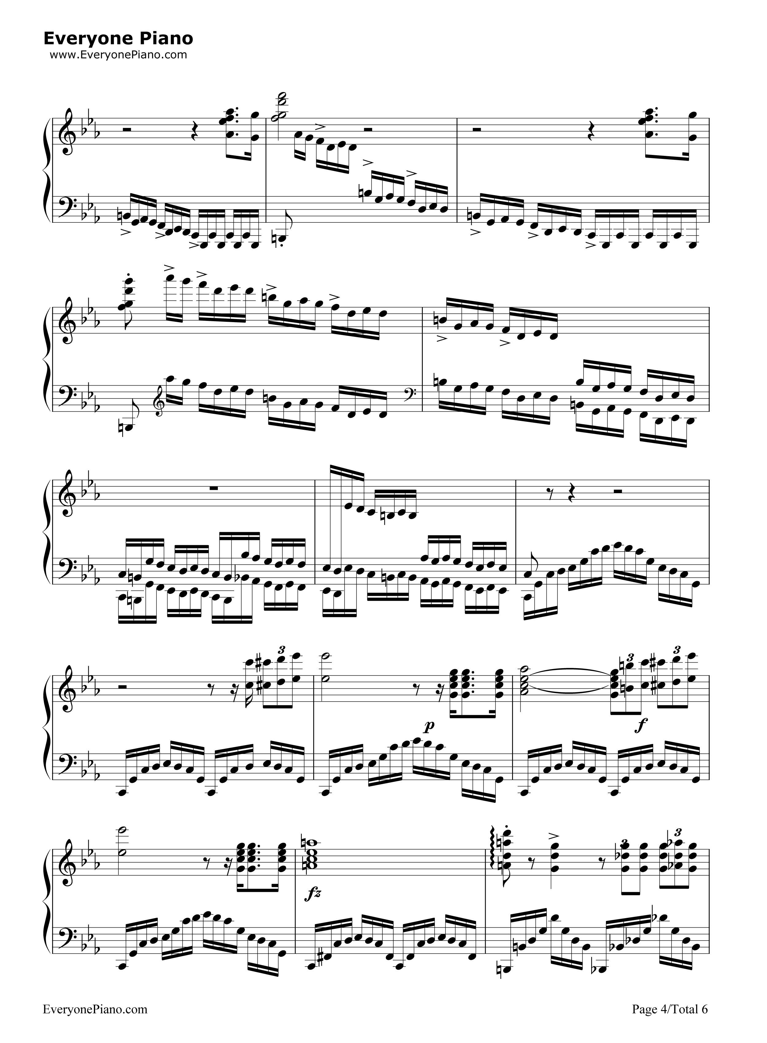 革命练习曲钢琴谱_肖邦