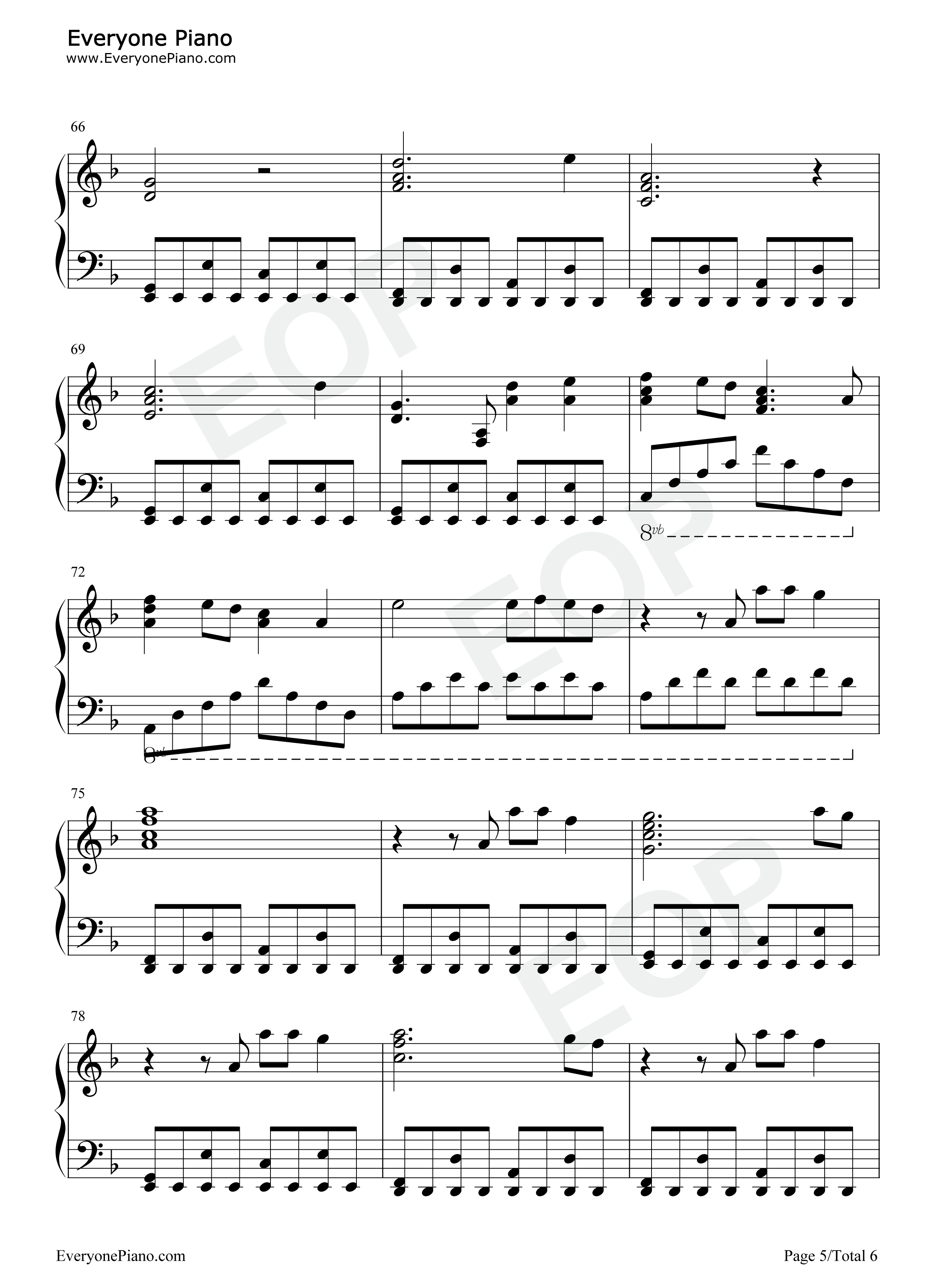 Burn_It_Down钢琴谱_Linkin_Park