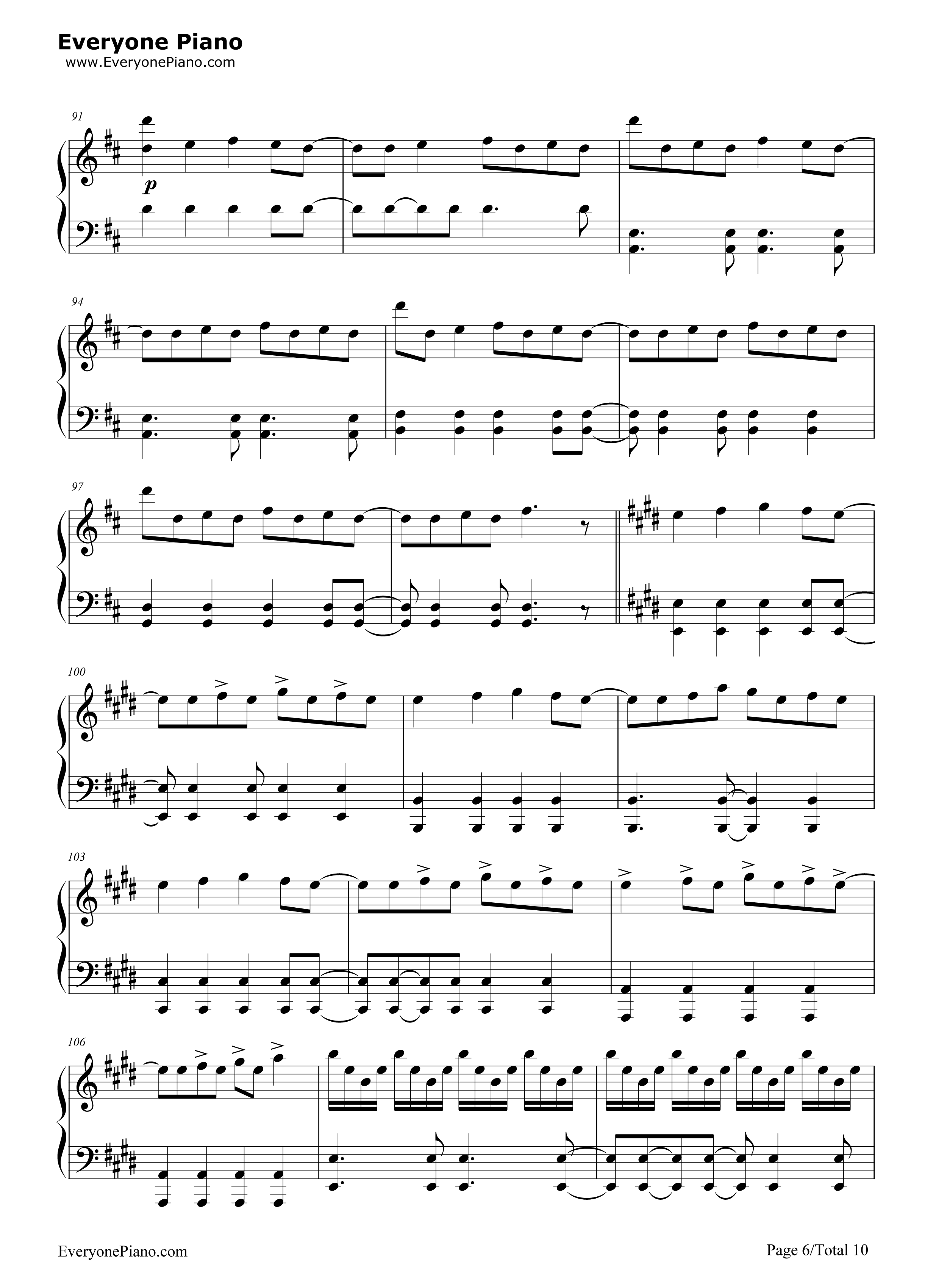 Love_Story_Meets_Viva_La_Vida钢琴谱_The_Piano_Guys