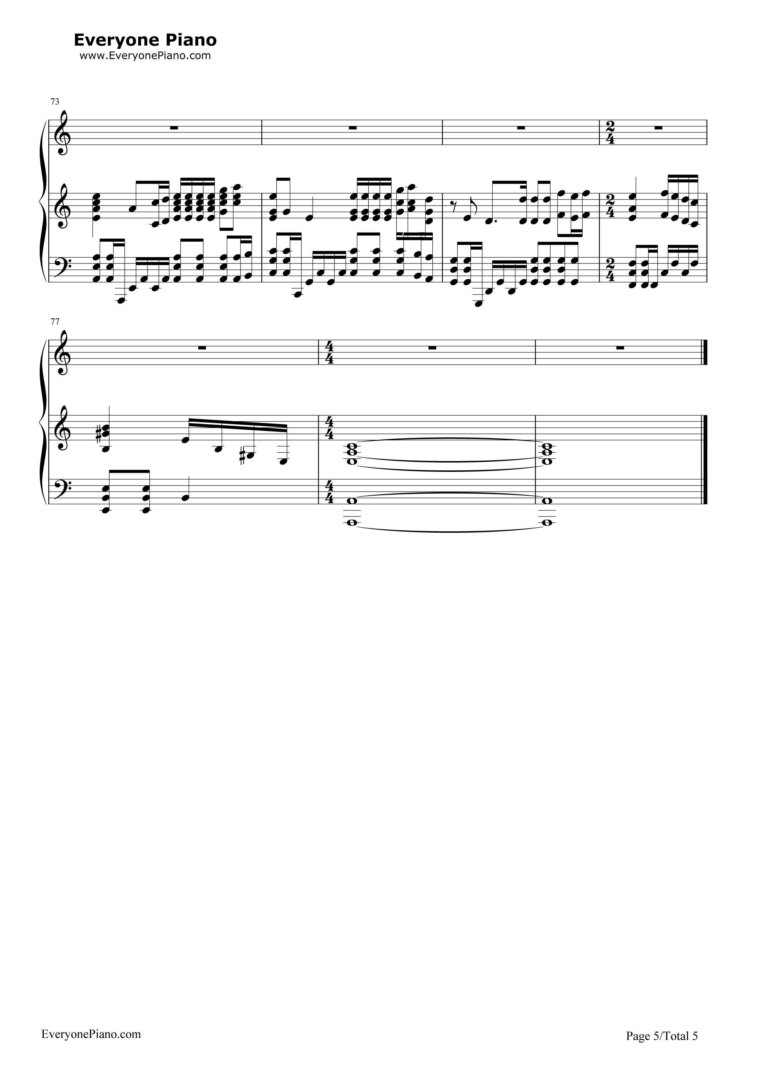 Dead_and_Gone钢琴谱_T.I._&_Justin_Timberlake