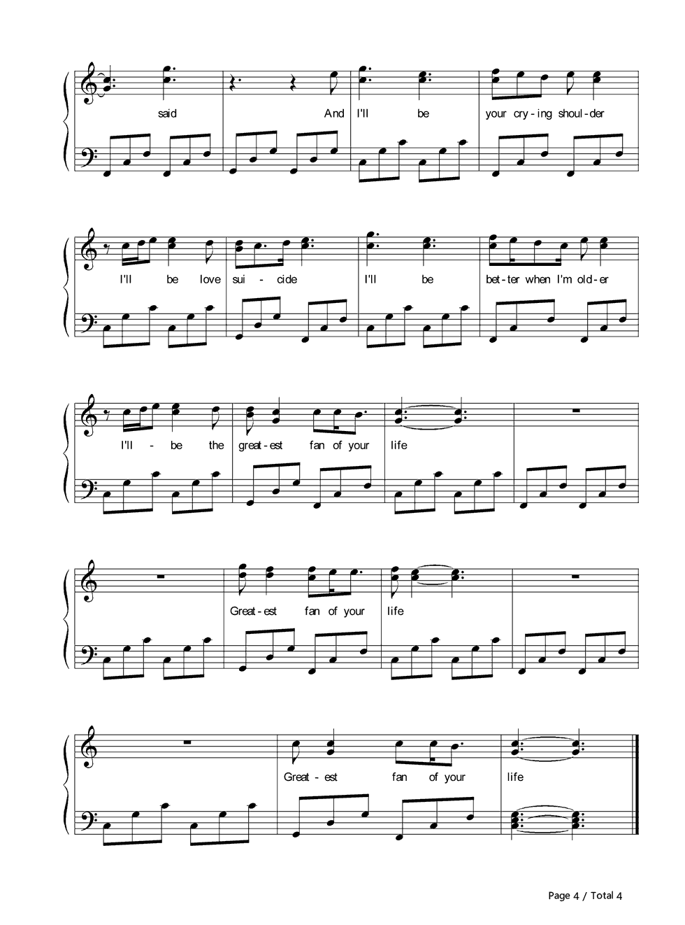 I'll_Be钢琴谱_Edwin_McCain