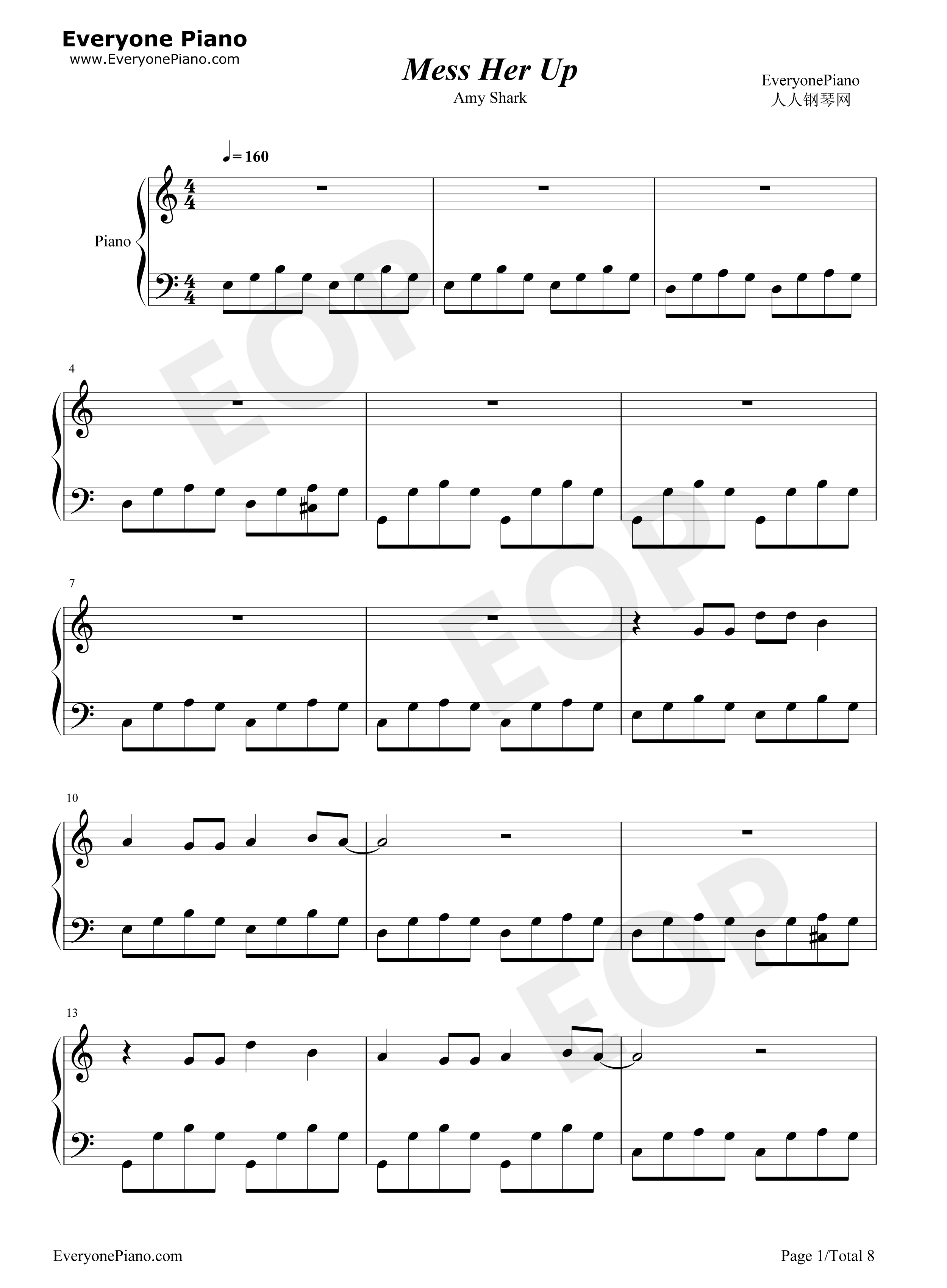 Mess_Her_Up钢琴谱_Amy_Shark