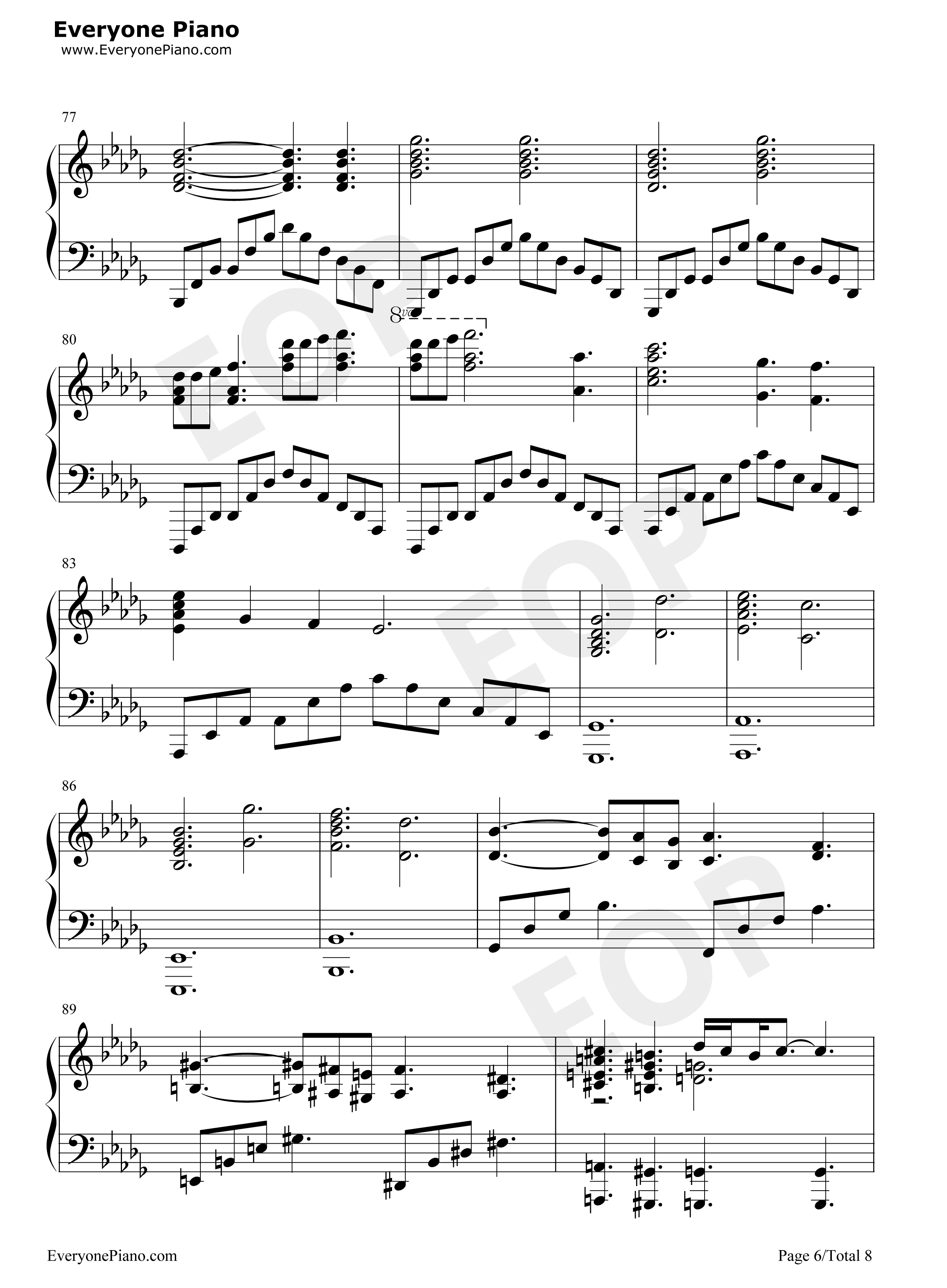 Sogno_di_Volare钢琴谱_Christopher_Tin
