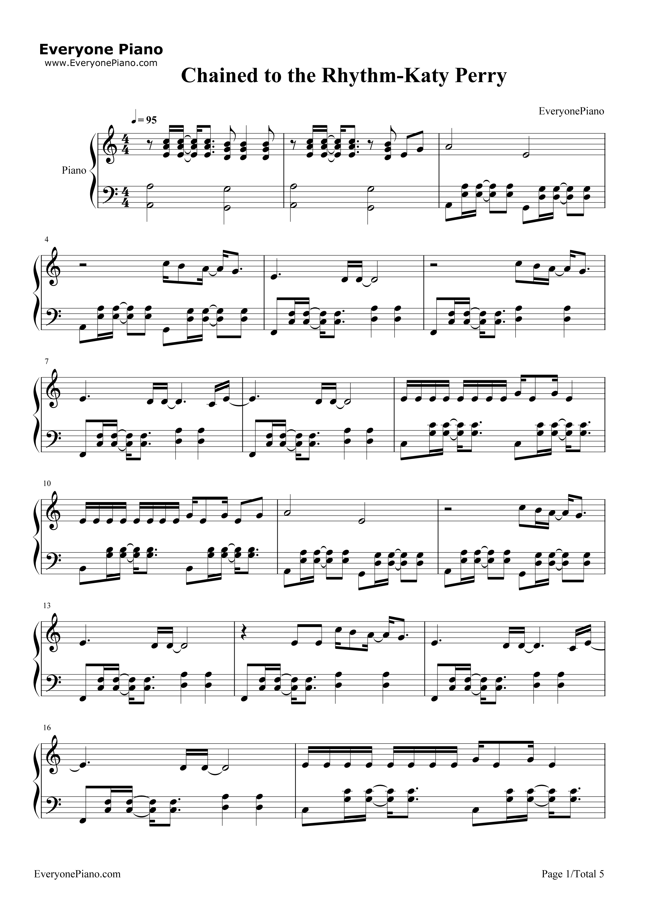 Chained_to_the_Rhythm钢琴谱_Katy_Perry