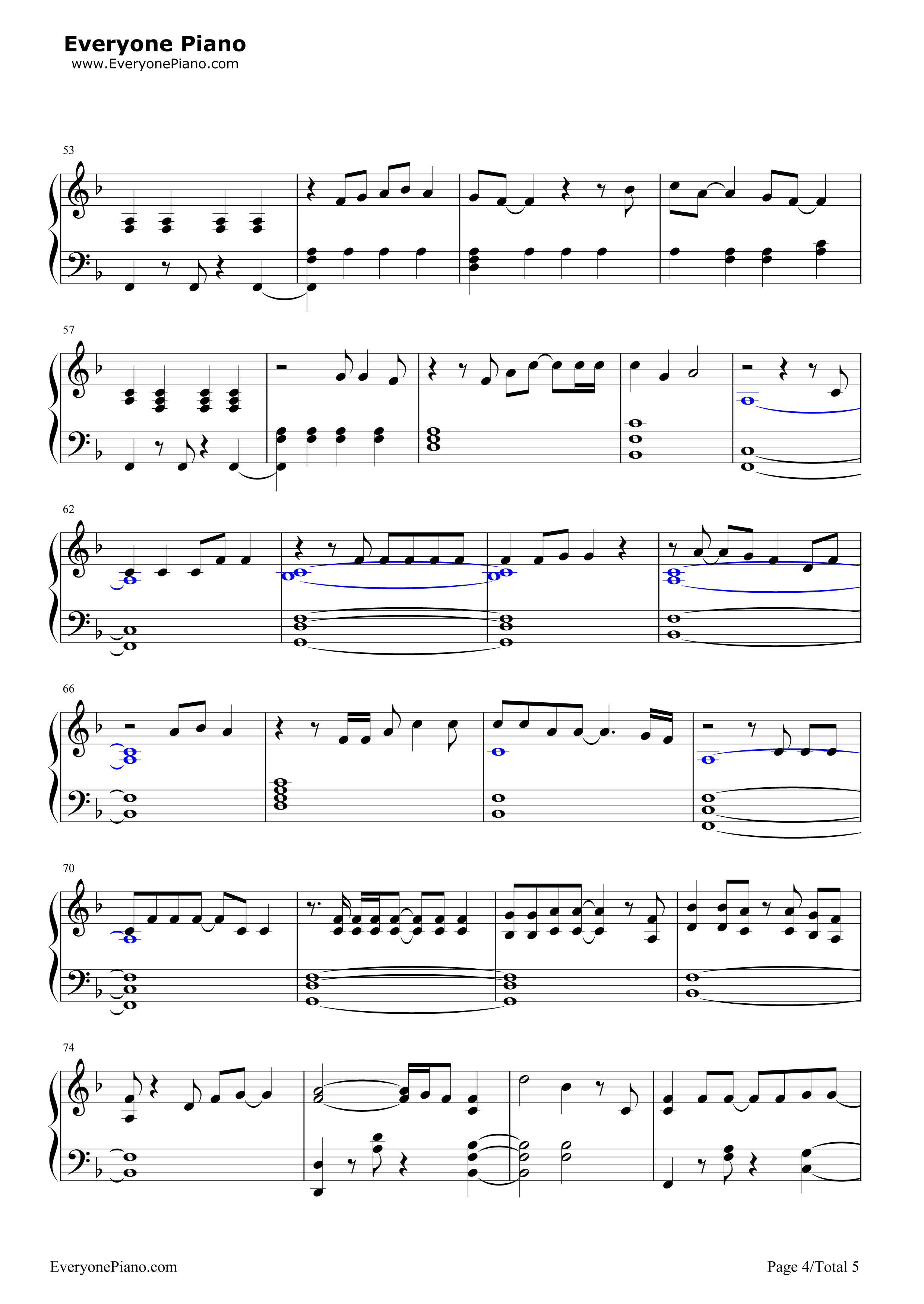U.N.I.钢琴谱_Ed_Sheeran