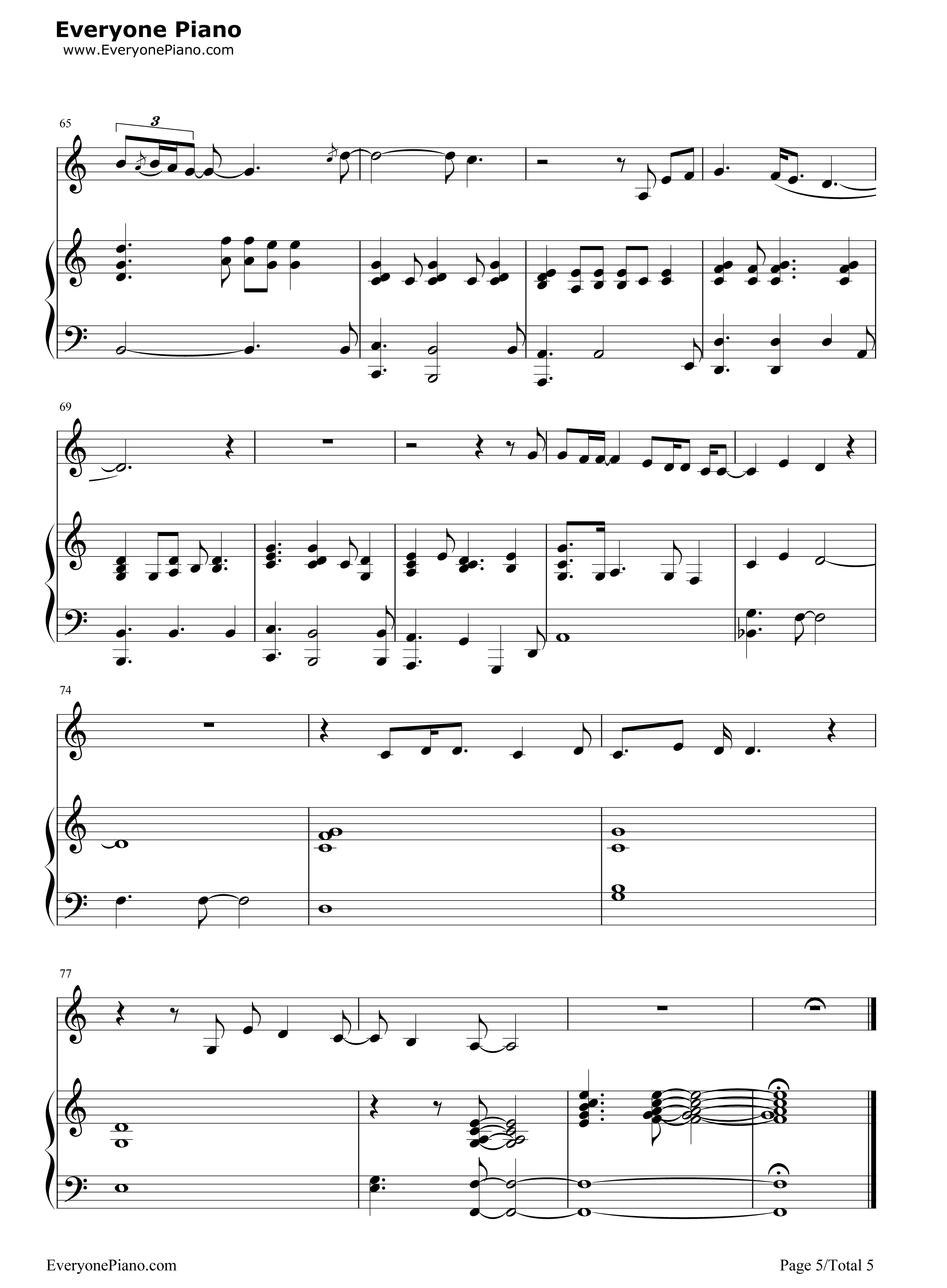 Gravity钢琴谱_Sara_Bareilles