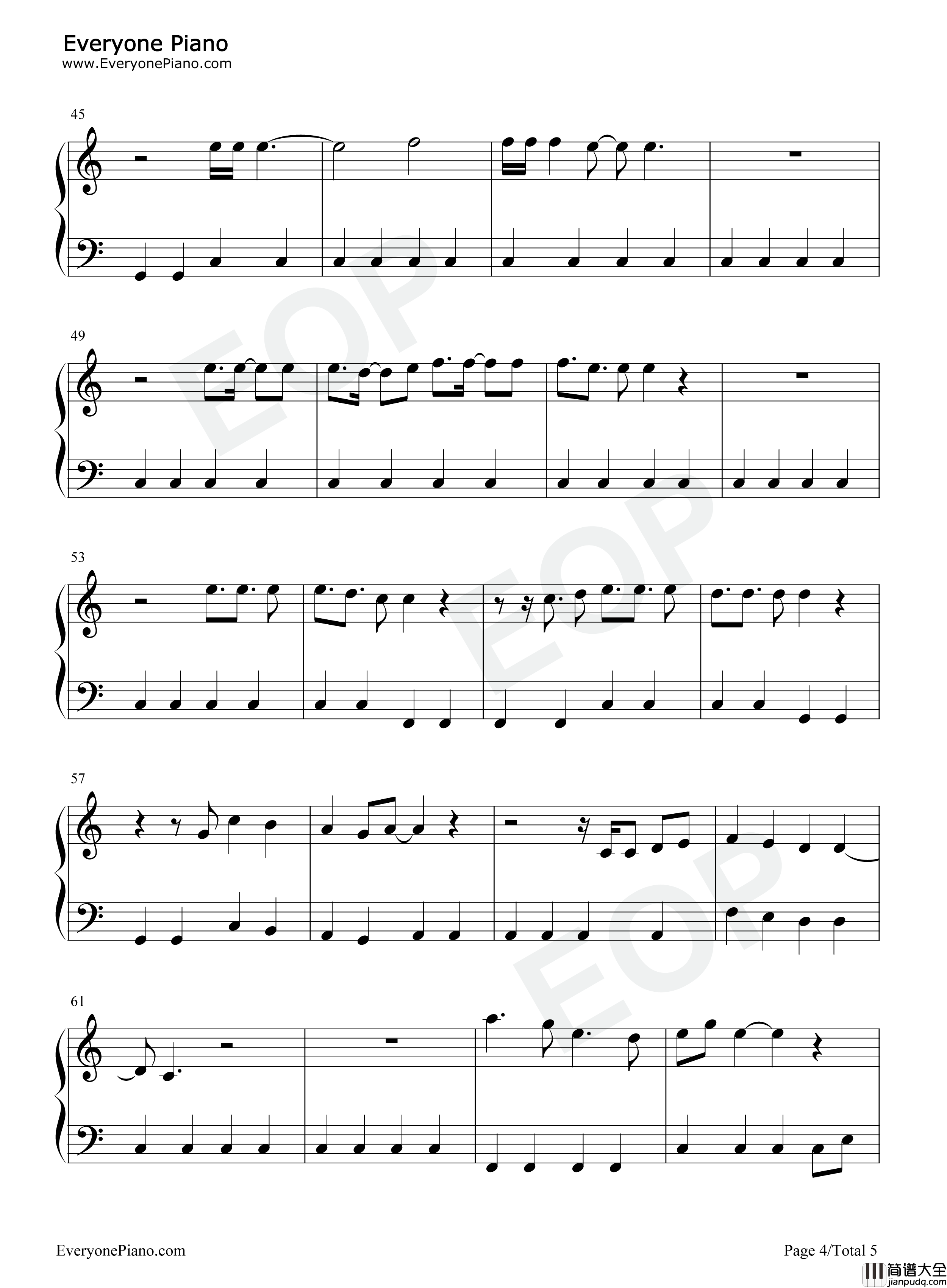 Home钢琴谱_Phillip_Phillips