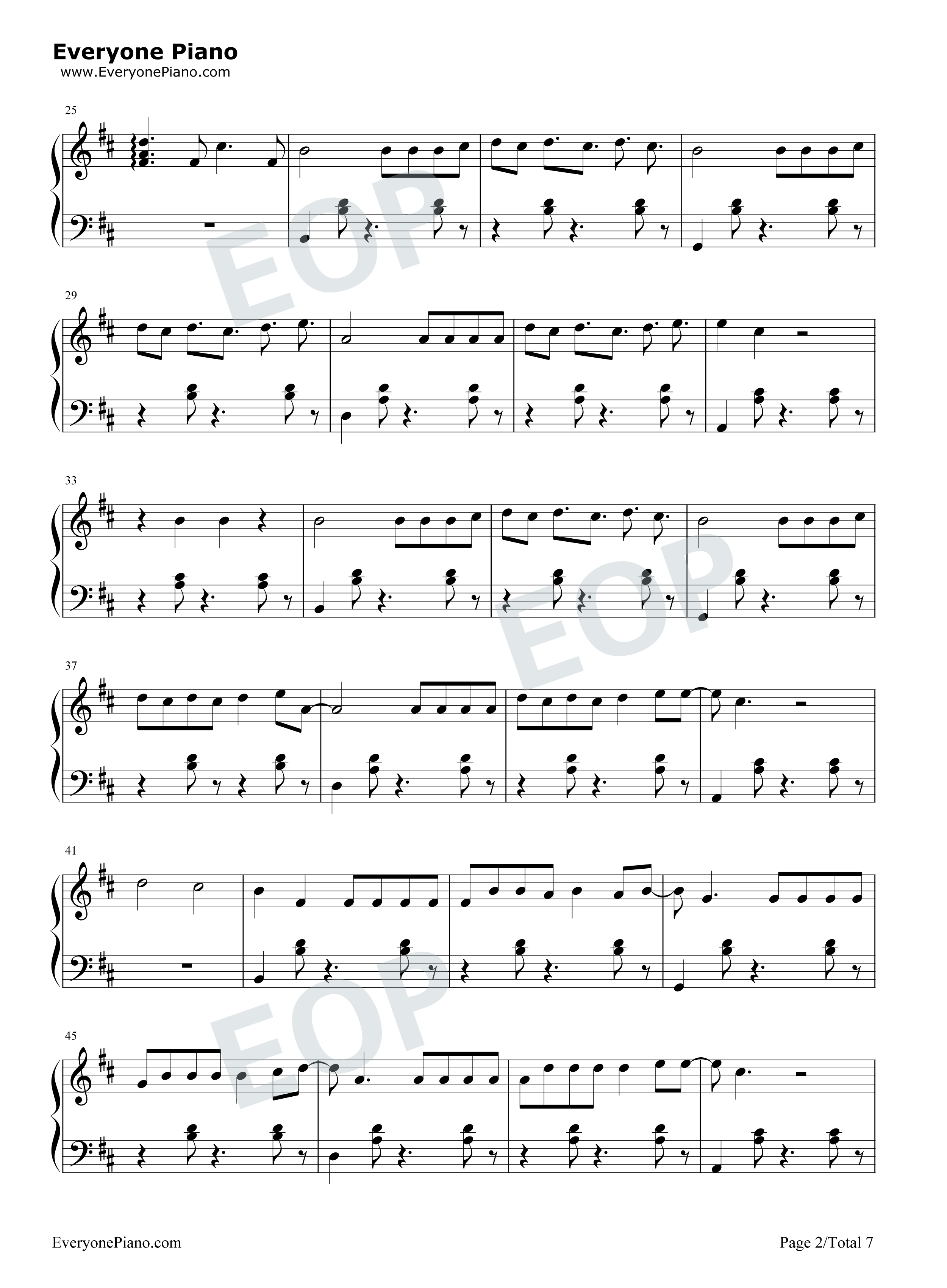 Despacito钢琴谱_Luis_Fonsi_Daddy_Yankee