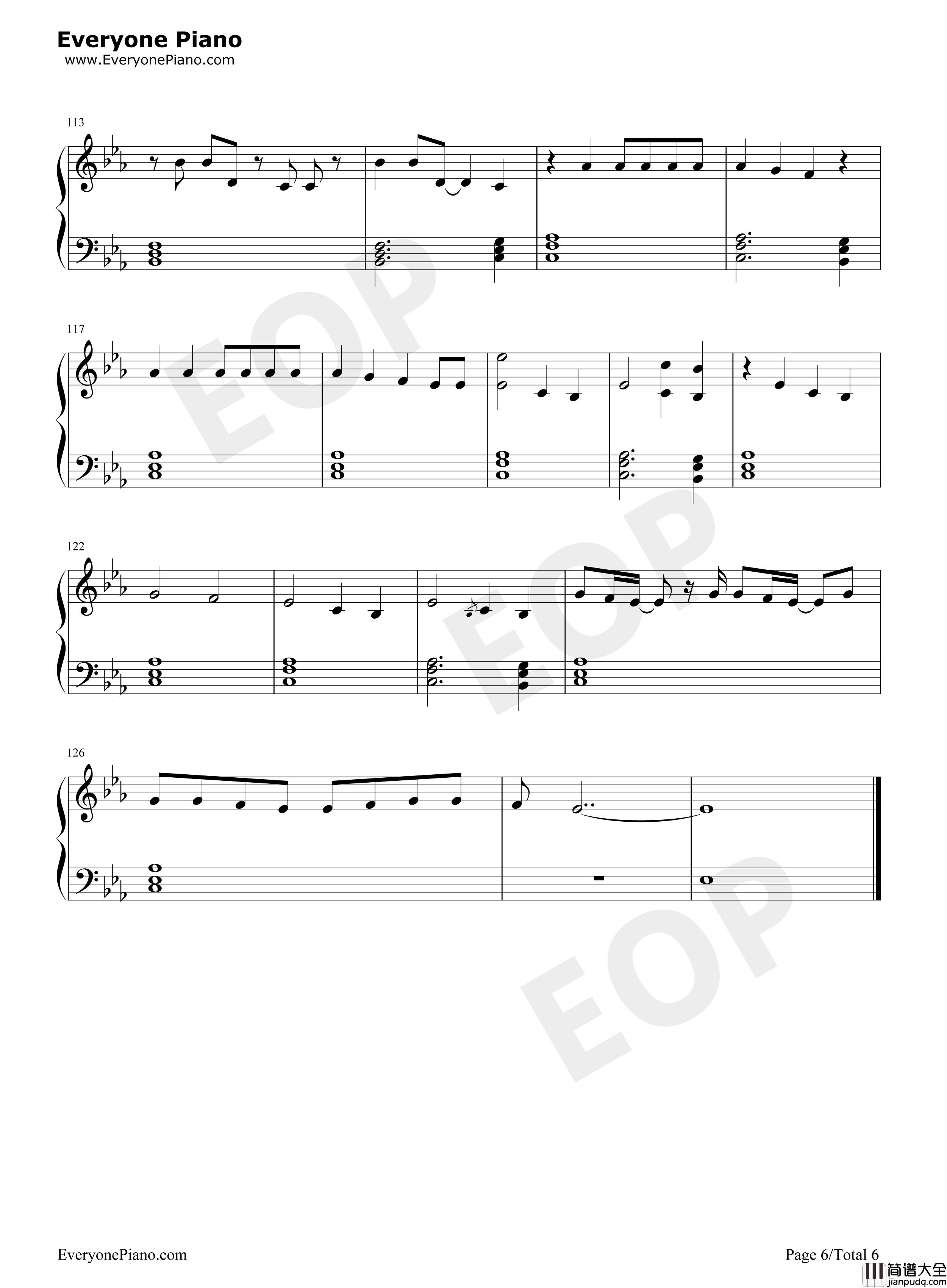 Masterpiece钢琴谱_Jessie_J