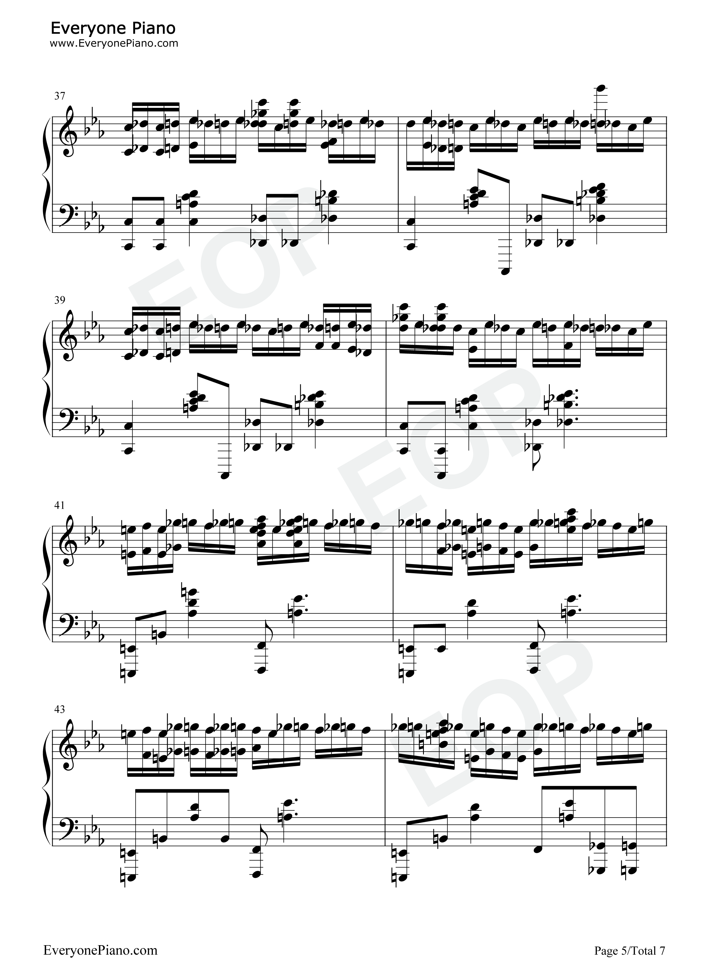 Enduring_Movement钢琴谱_Ennio_Morricone