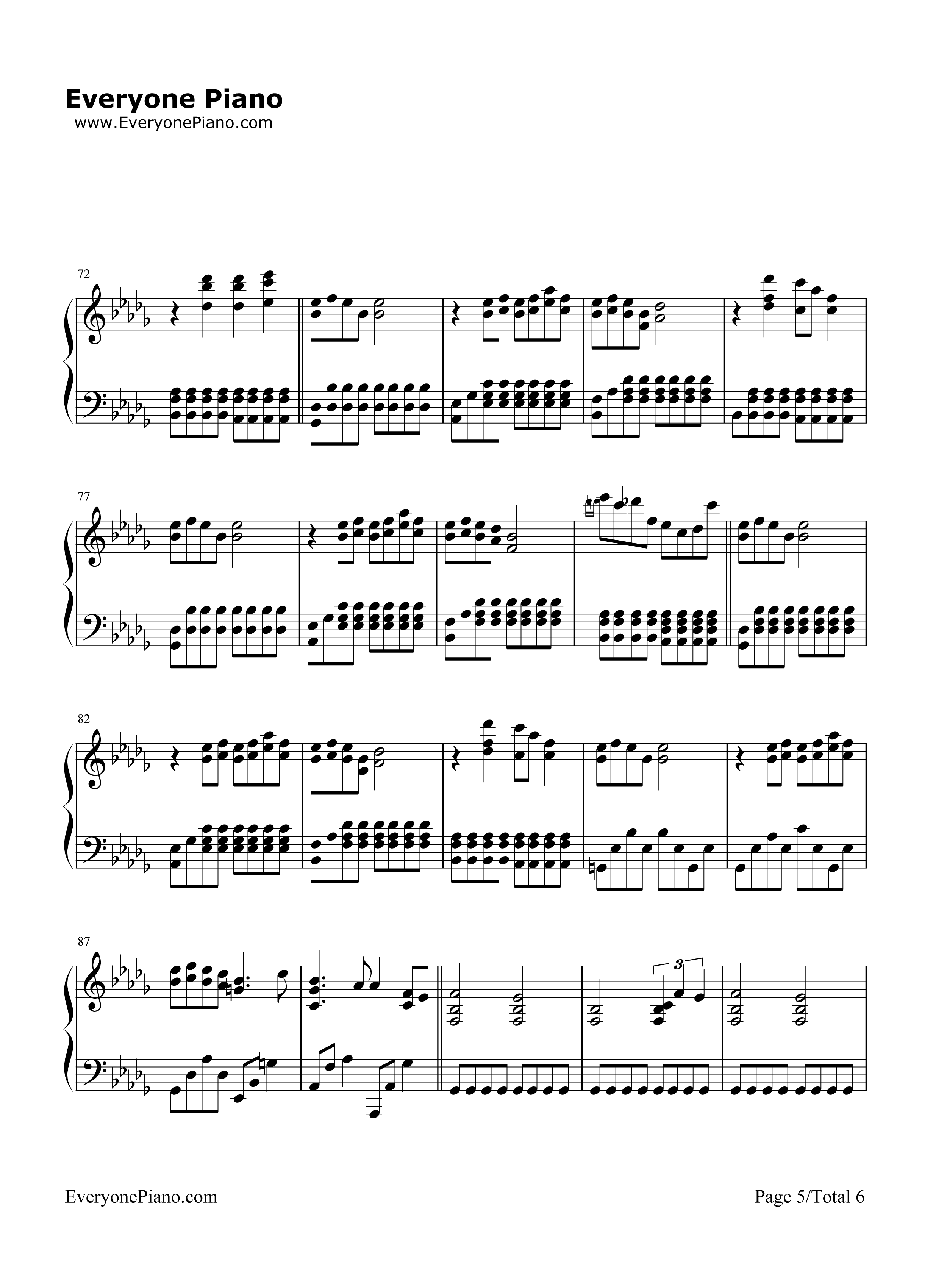 Forbidden_Colours钢琴谱_坂本龙一