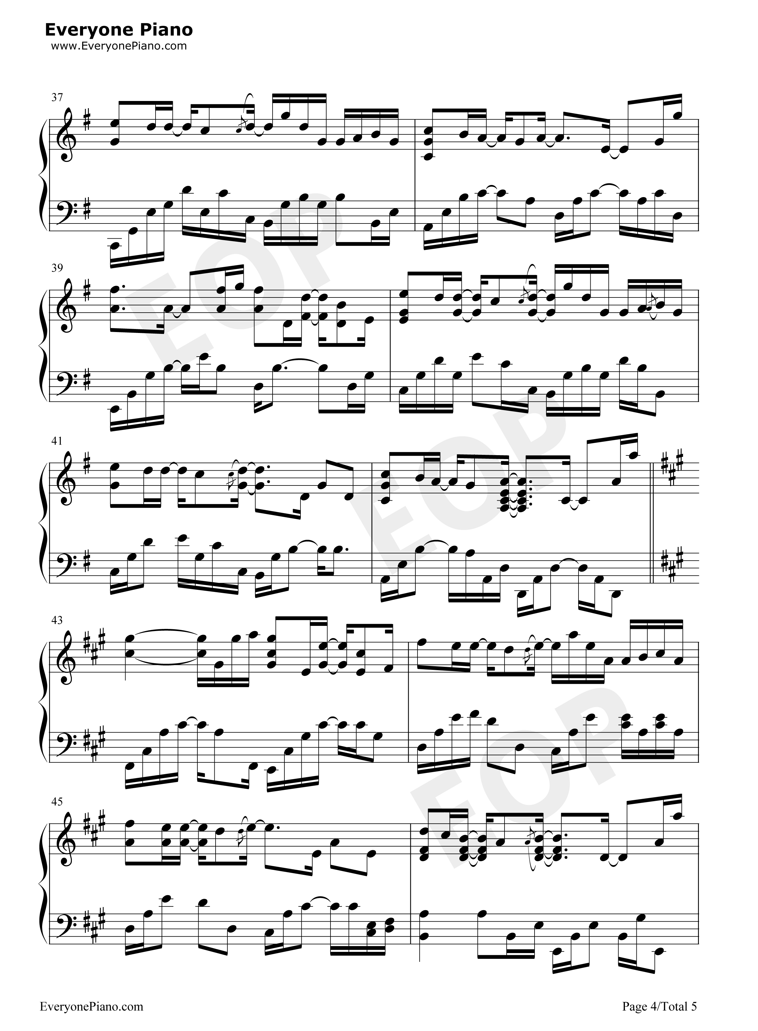从窗口看到的风景钢琴谱_李闰珉__Yiruma