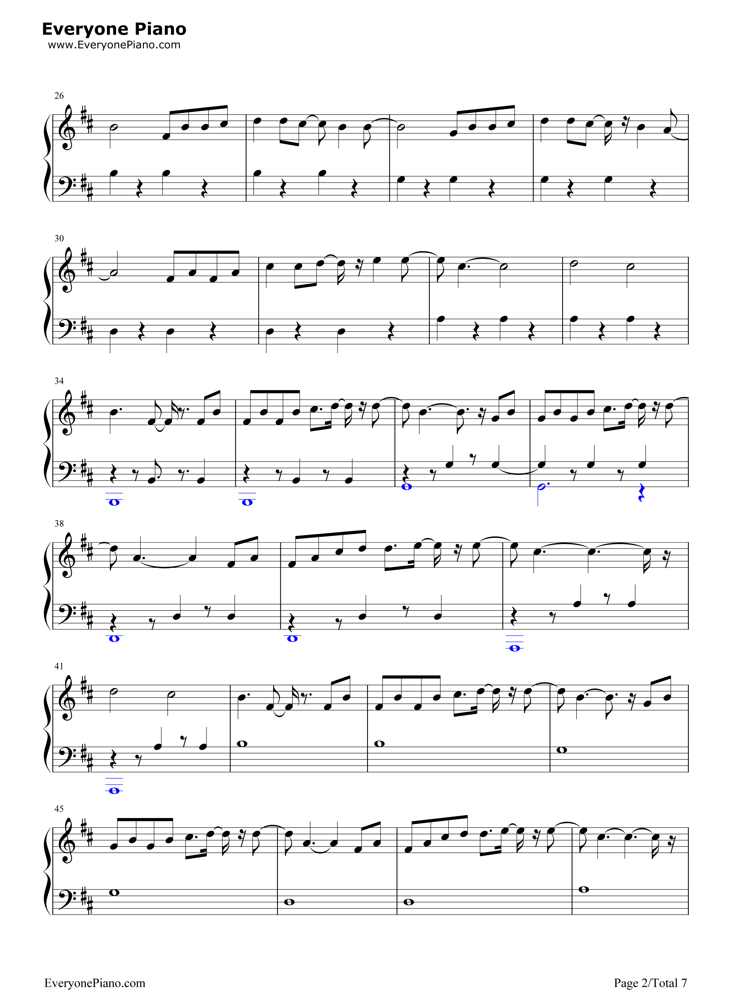 Despacito简单版钢琴谱_Luis_Fonsi