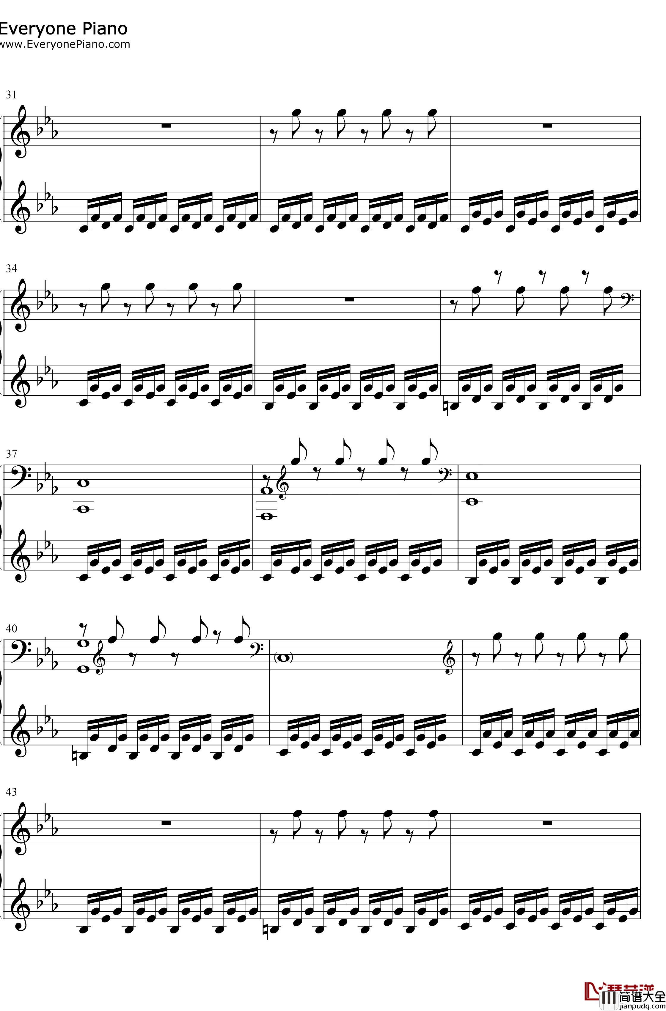 The_Twins钢琴谱_MaxRichter