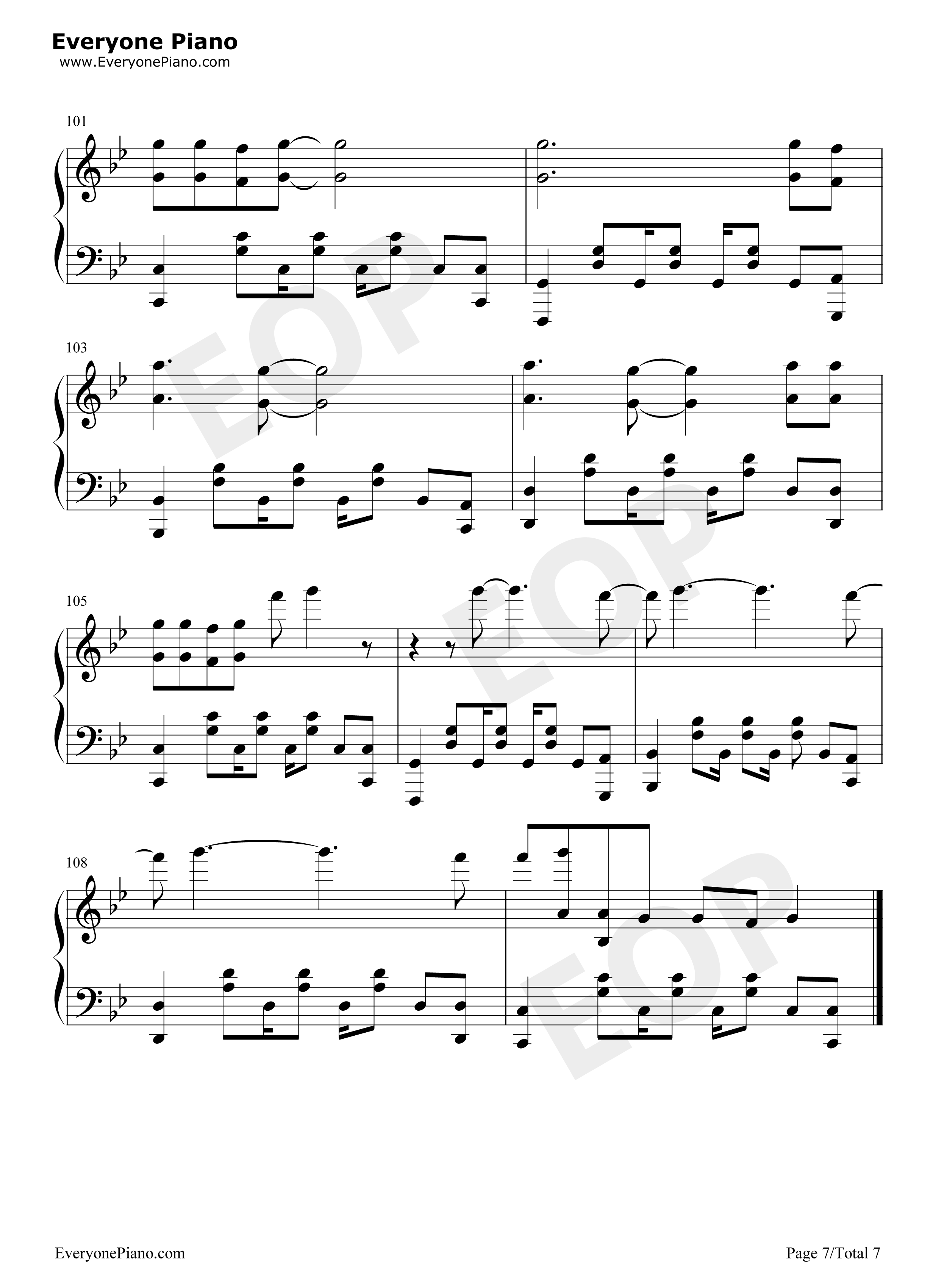 Love_Me_Again钢琴谱_John_Newman