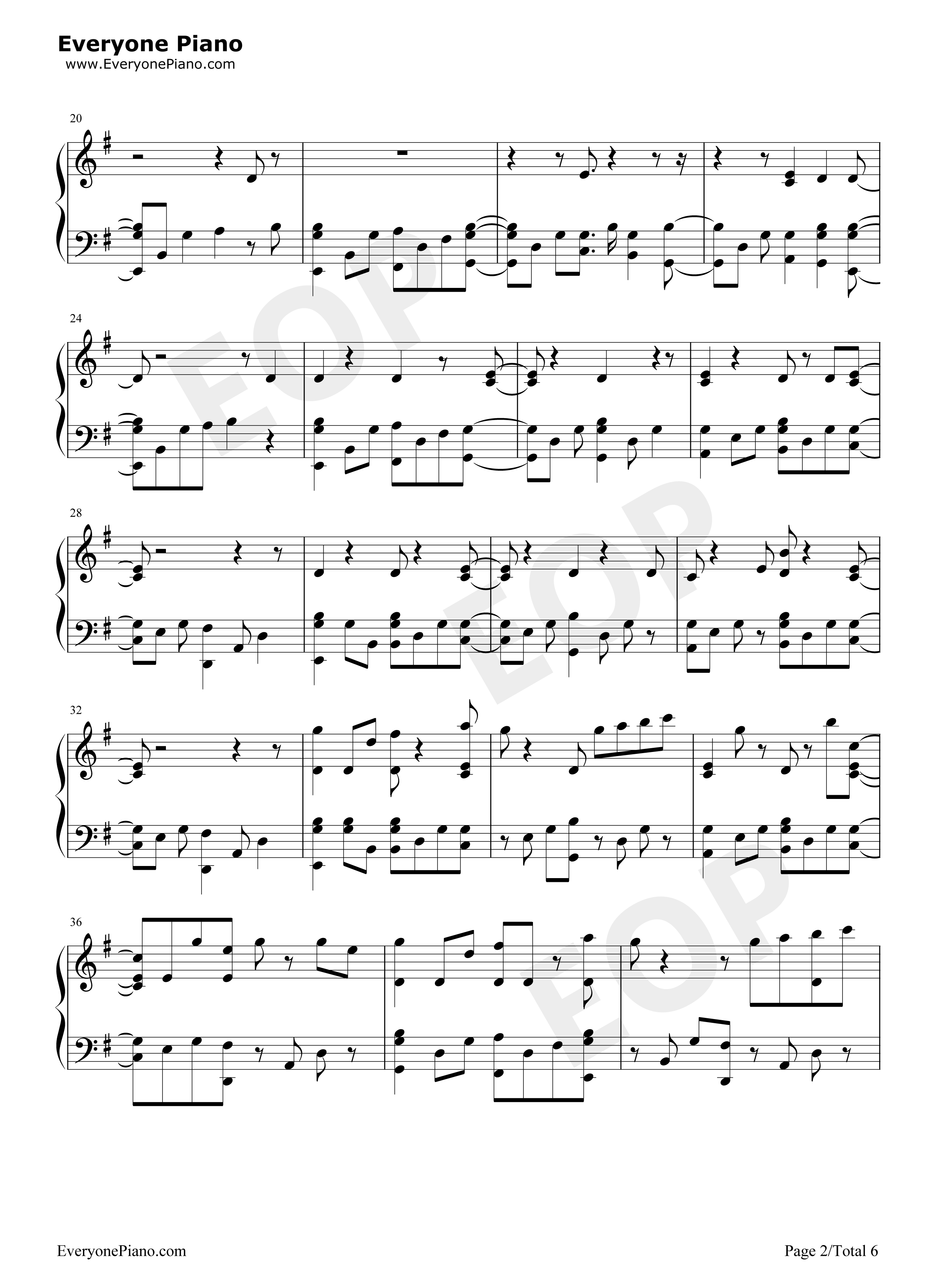 You_Be_Love钢琴谱_Avicii_Billy_Raffoul