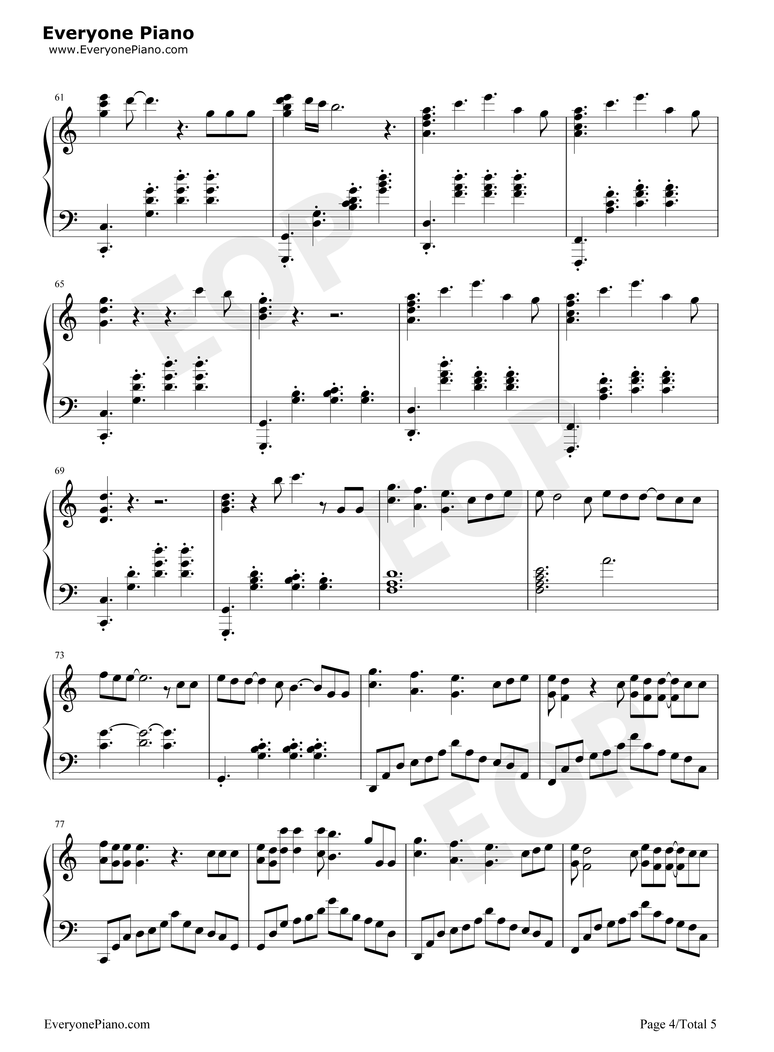 Flux钢琴谱_Ellie_Goulding