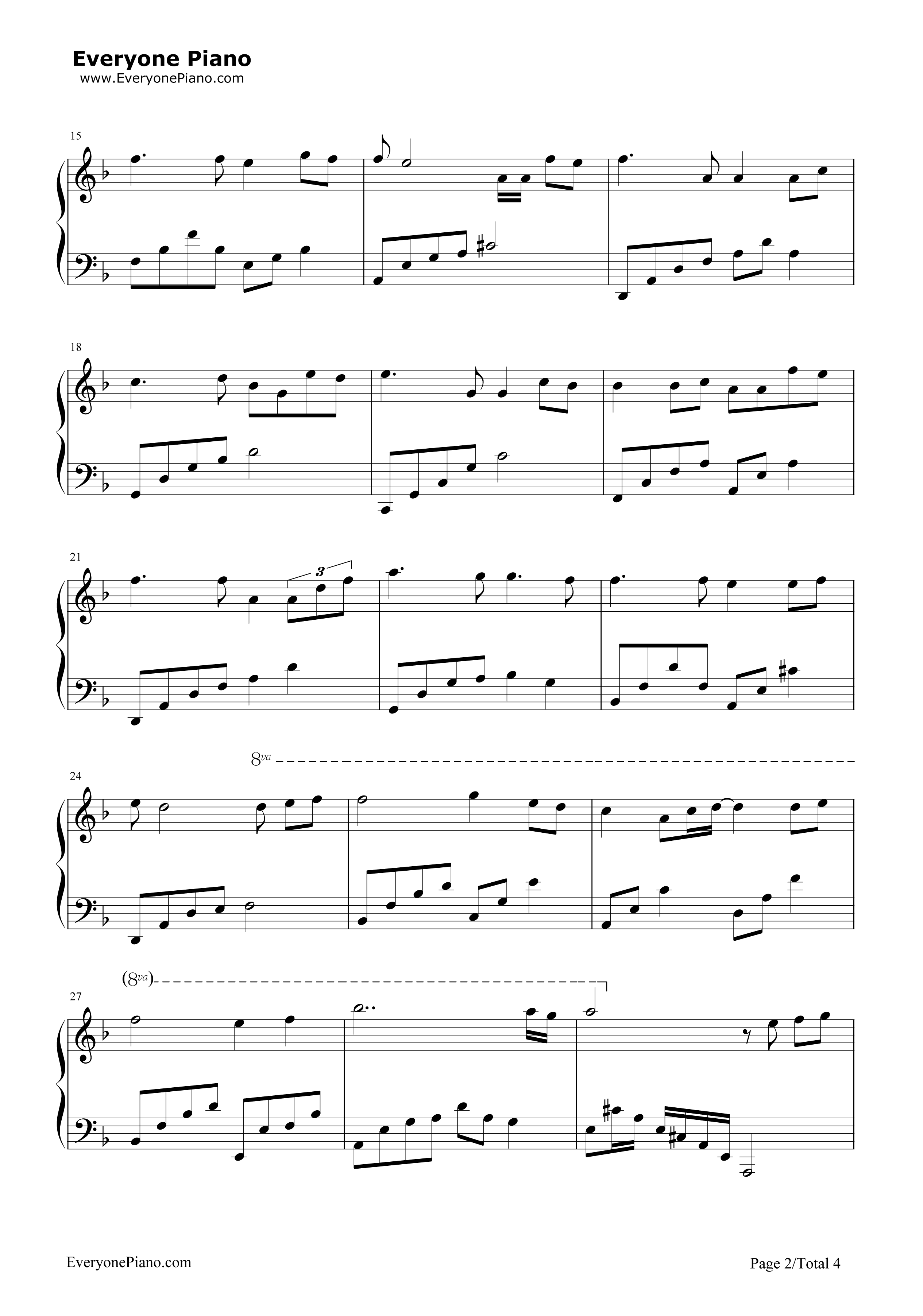 月半小夜曲钢琴谱_李克勤