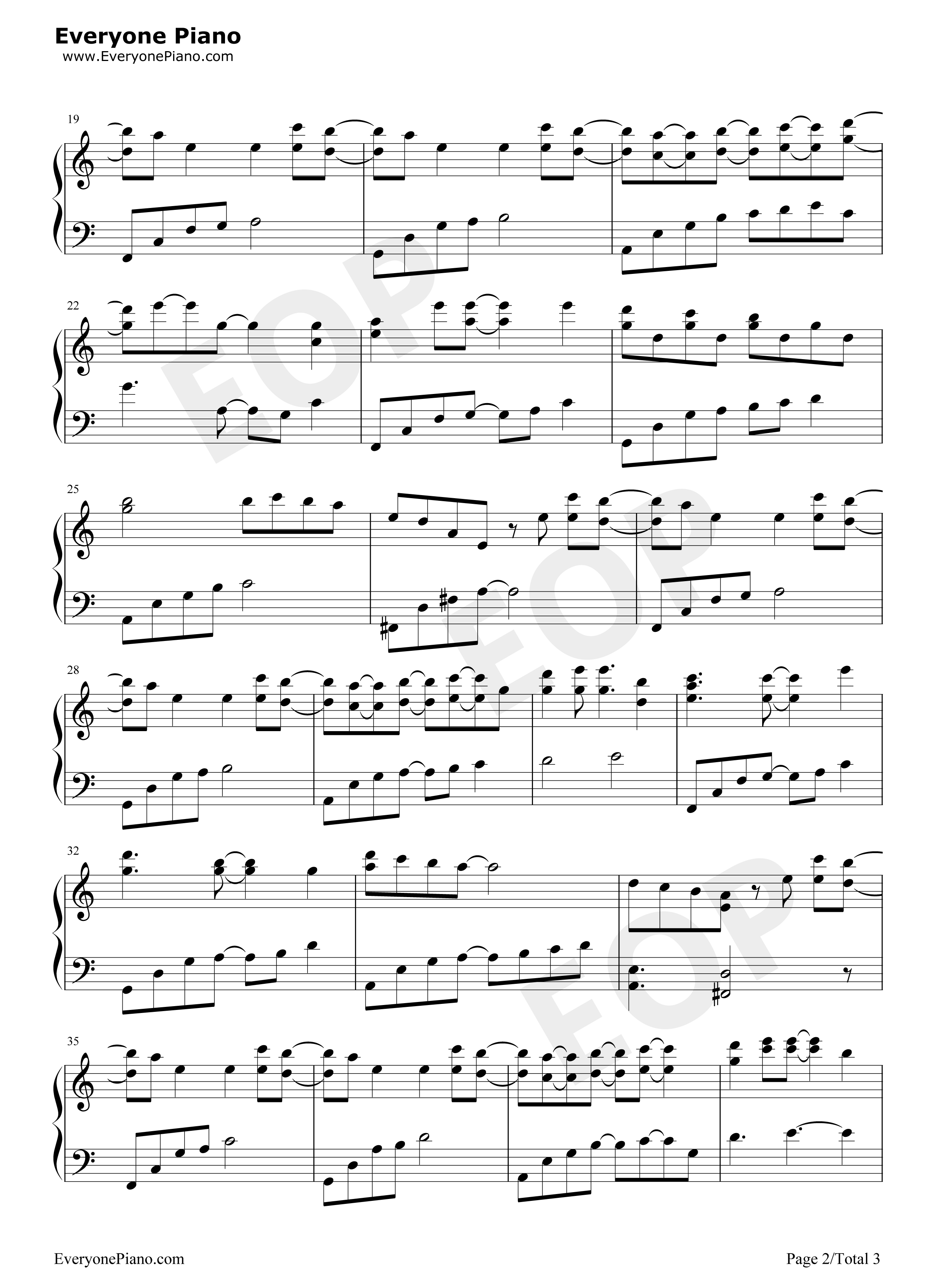 约会大作战（date_a_live）第九话插曲钢琴谱_坂部刚