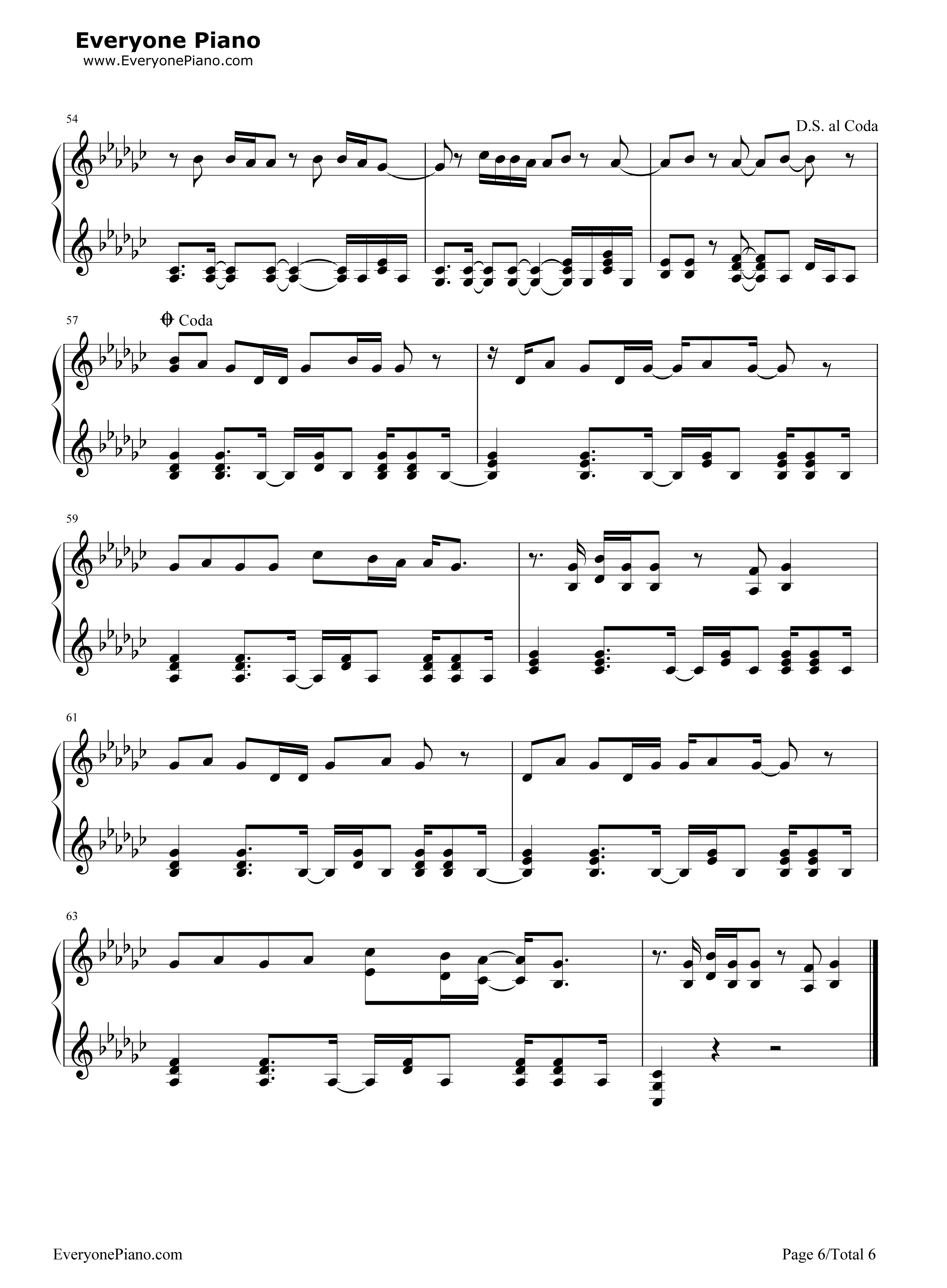 Everything_Has_Changed钢琴谱_Taylor_Swift