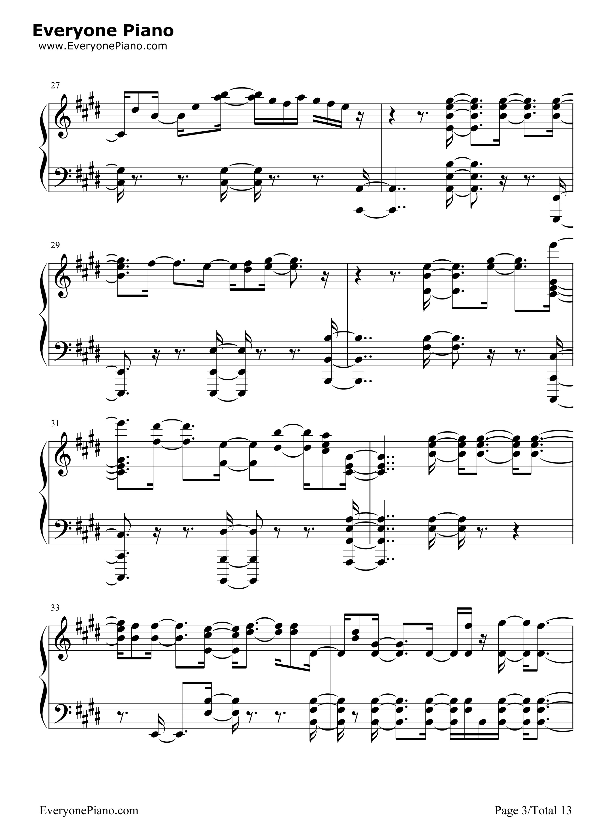 Scared_To_Be_Lonely钢琴谱_Martin_Garrix_Dua_Lipa