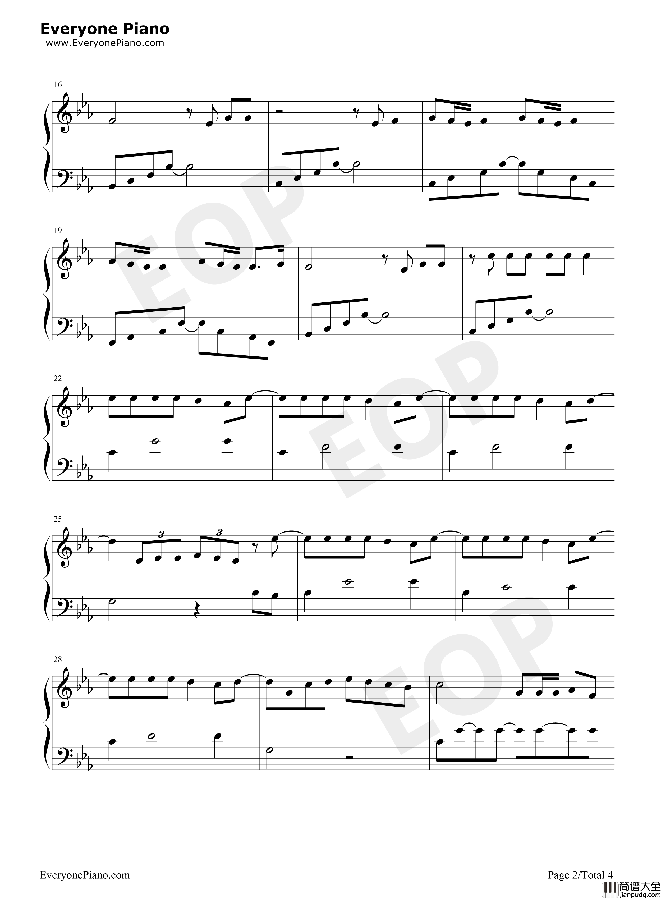 Loca钢琴谱_Alvaro_Soler
