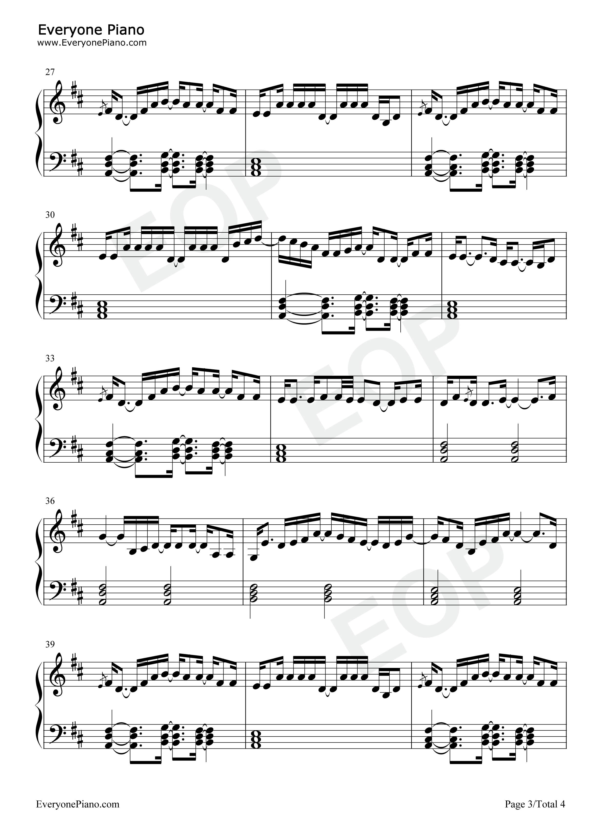 Anyone钢琴谱_Justin_Bieber
