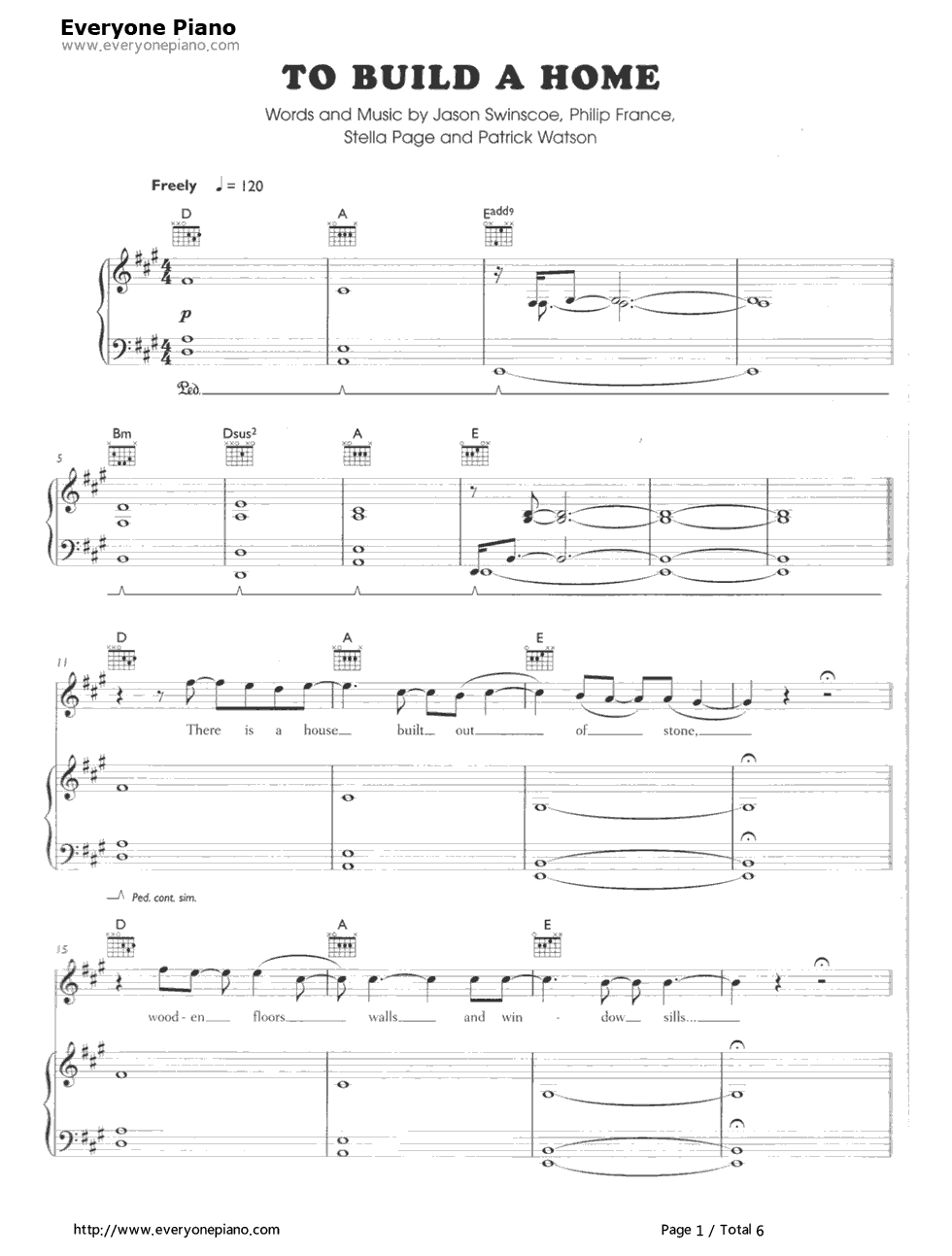 To_Build_a_Home钢琴谱_The_Cinematic_Orchestra