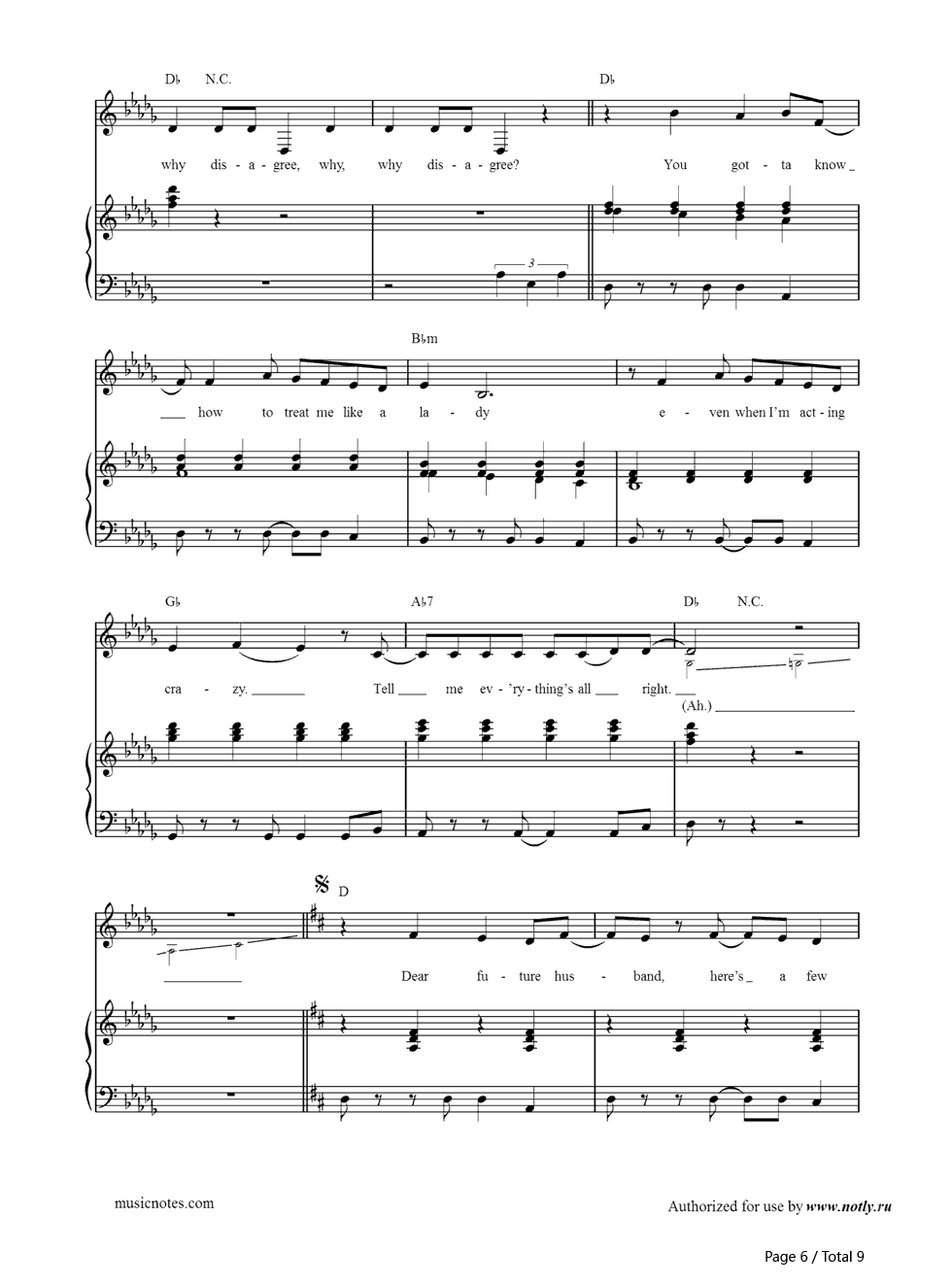 Dear_Future_Husband钢琴谱_Meghan_Trainor