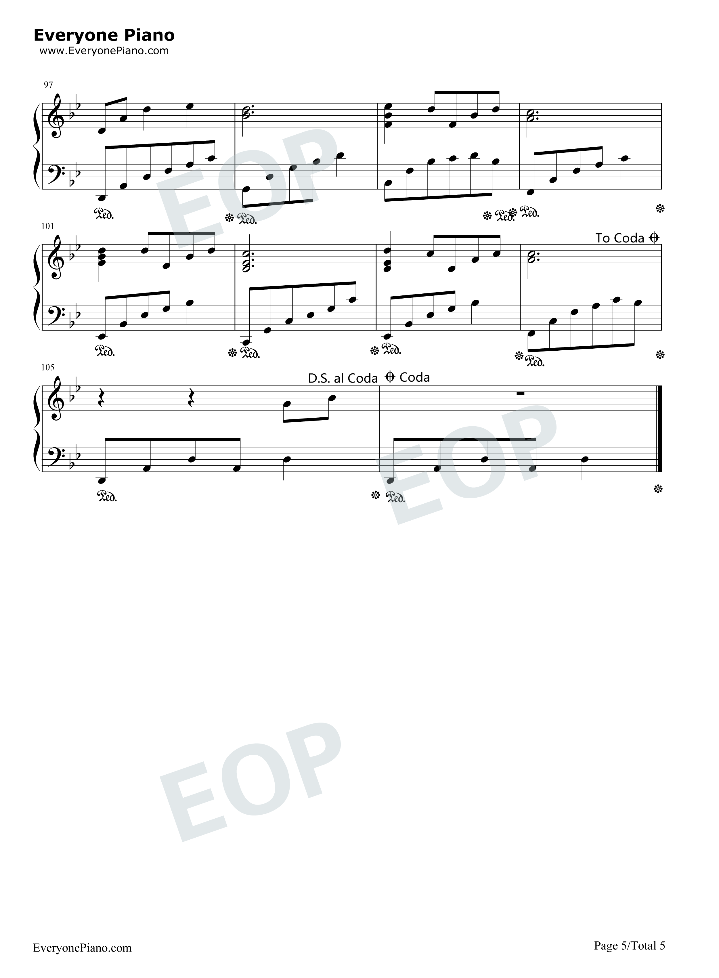Arrietty's_Song钢琴谱_塞西尔·科贝尔__セシルコルベル_宫崎骏
