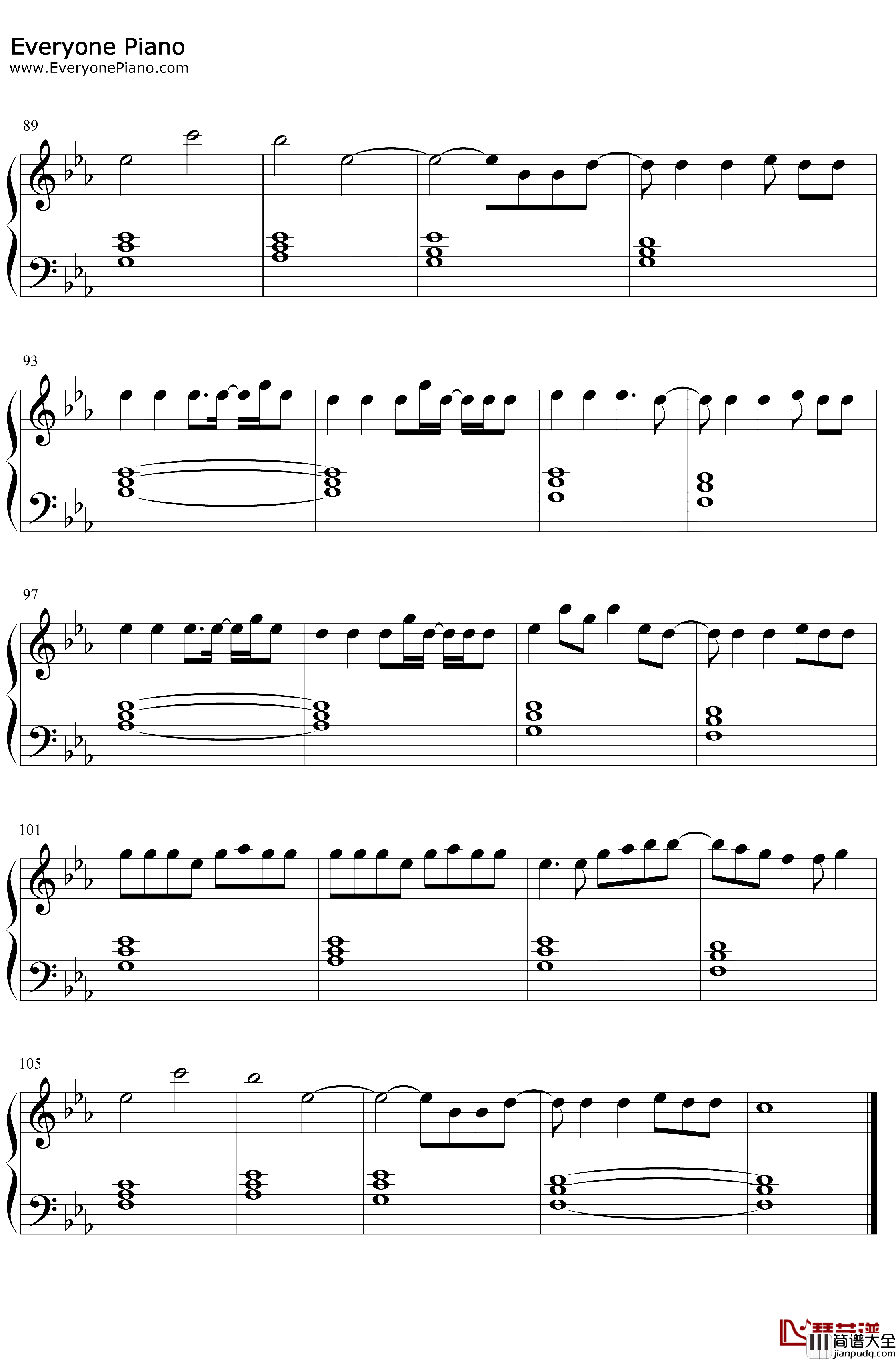 Sine_From_Above钢琴谱_Lady_Gaga_Elton_John