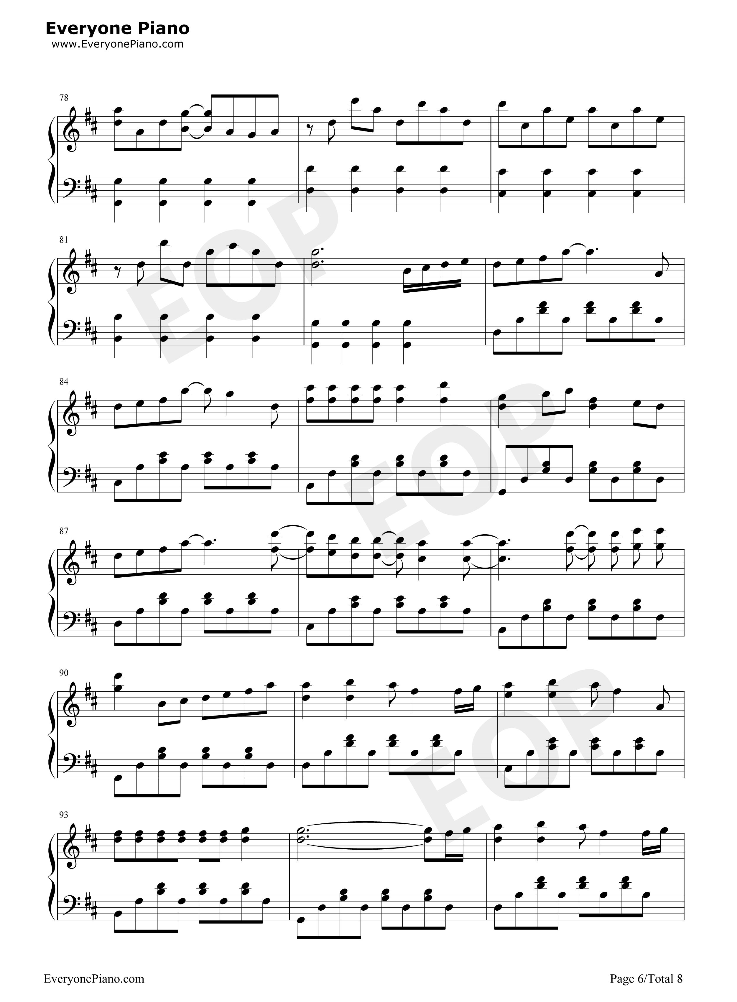 Because_of_You钢琴谱_The_Piano_Guys