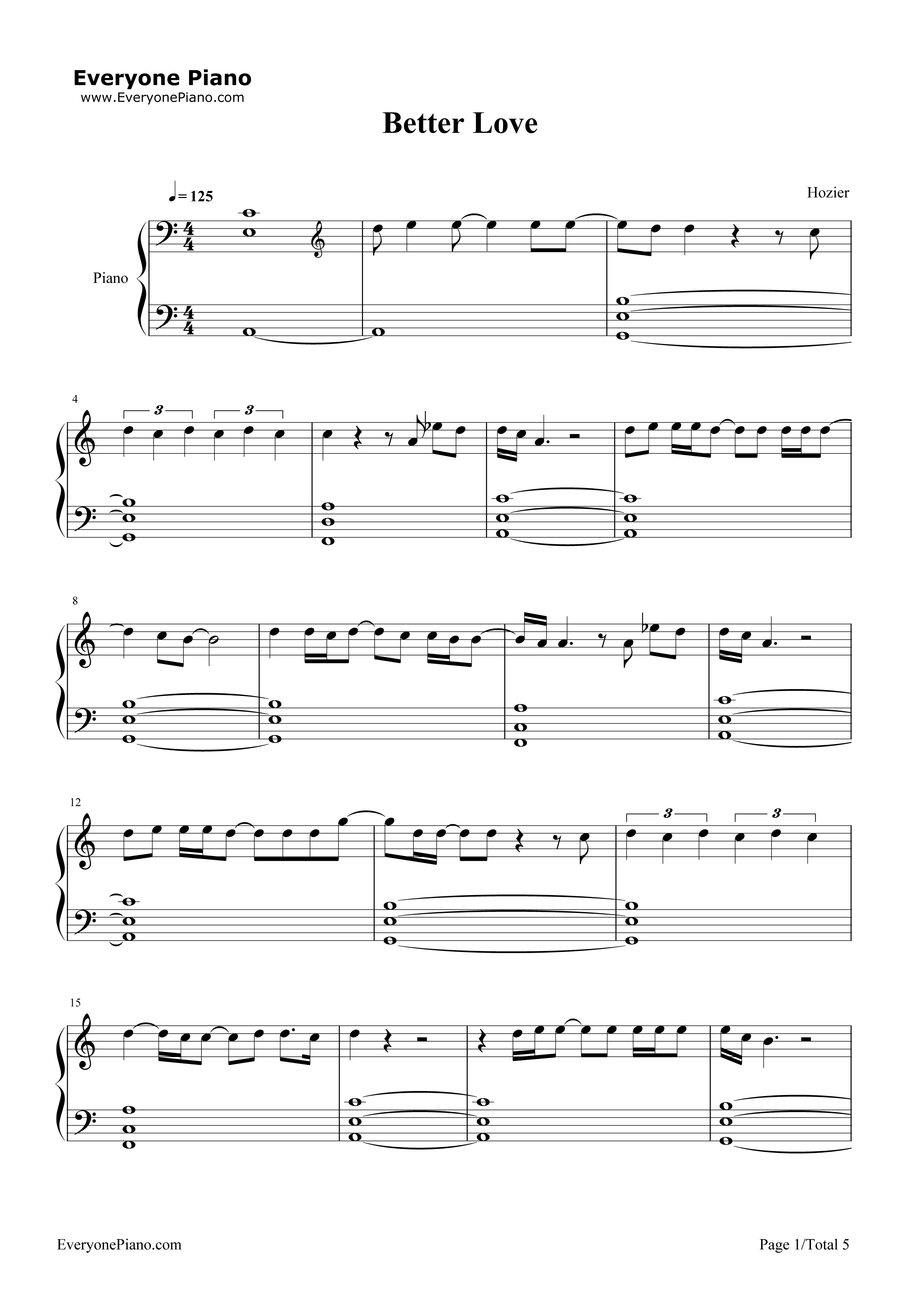 Better_Love钢琴谱_Hozier