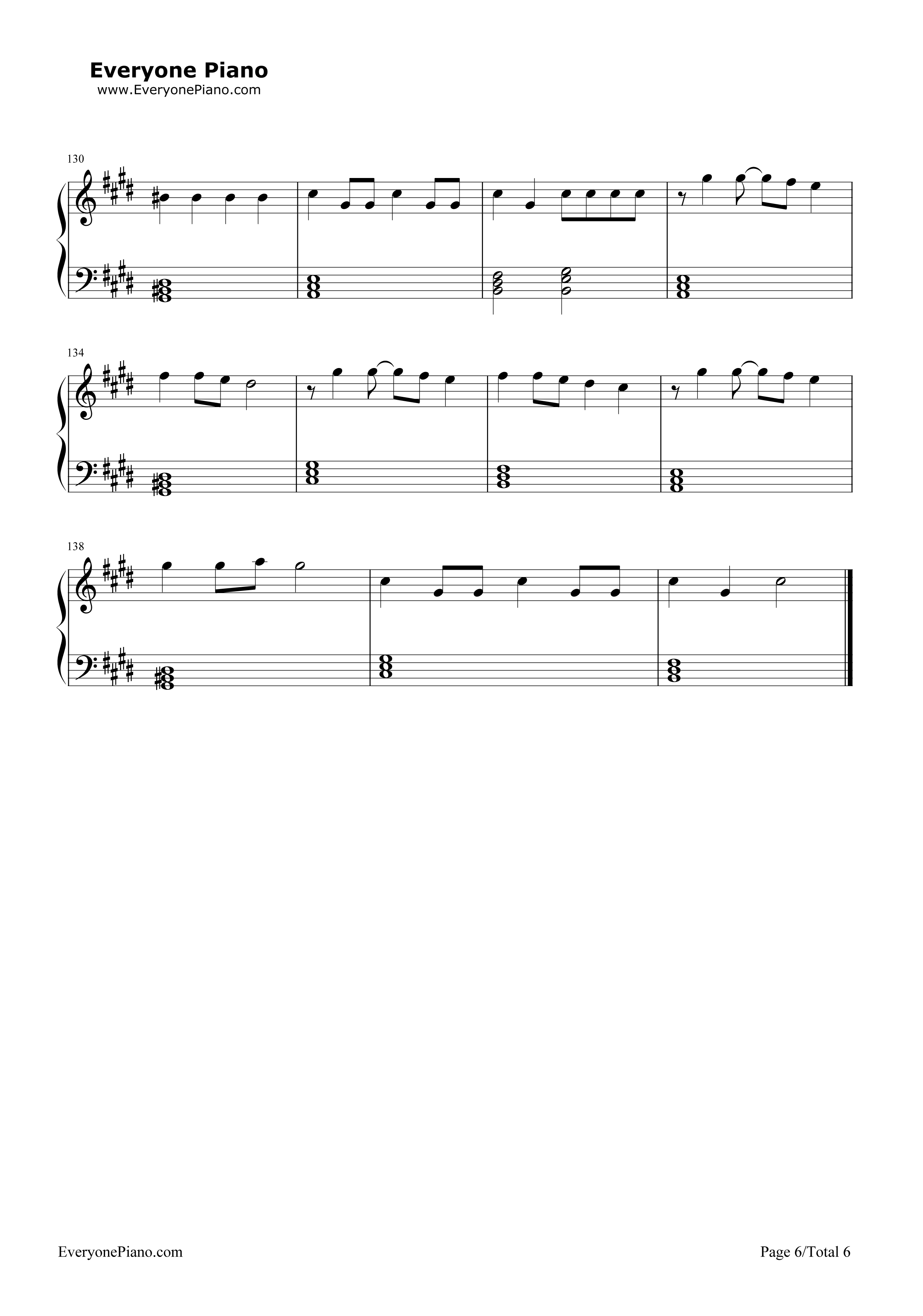 No钢琴谱_Meghan_Trainor