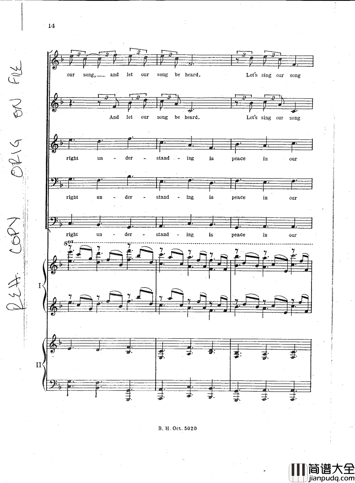 The_promise_of_living钢琴谱_Aaron_Copland