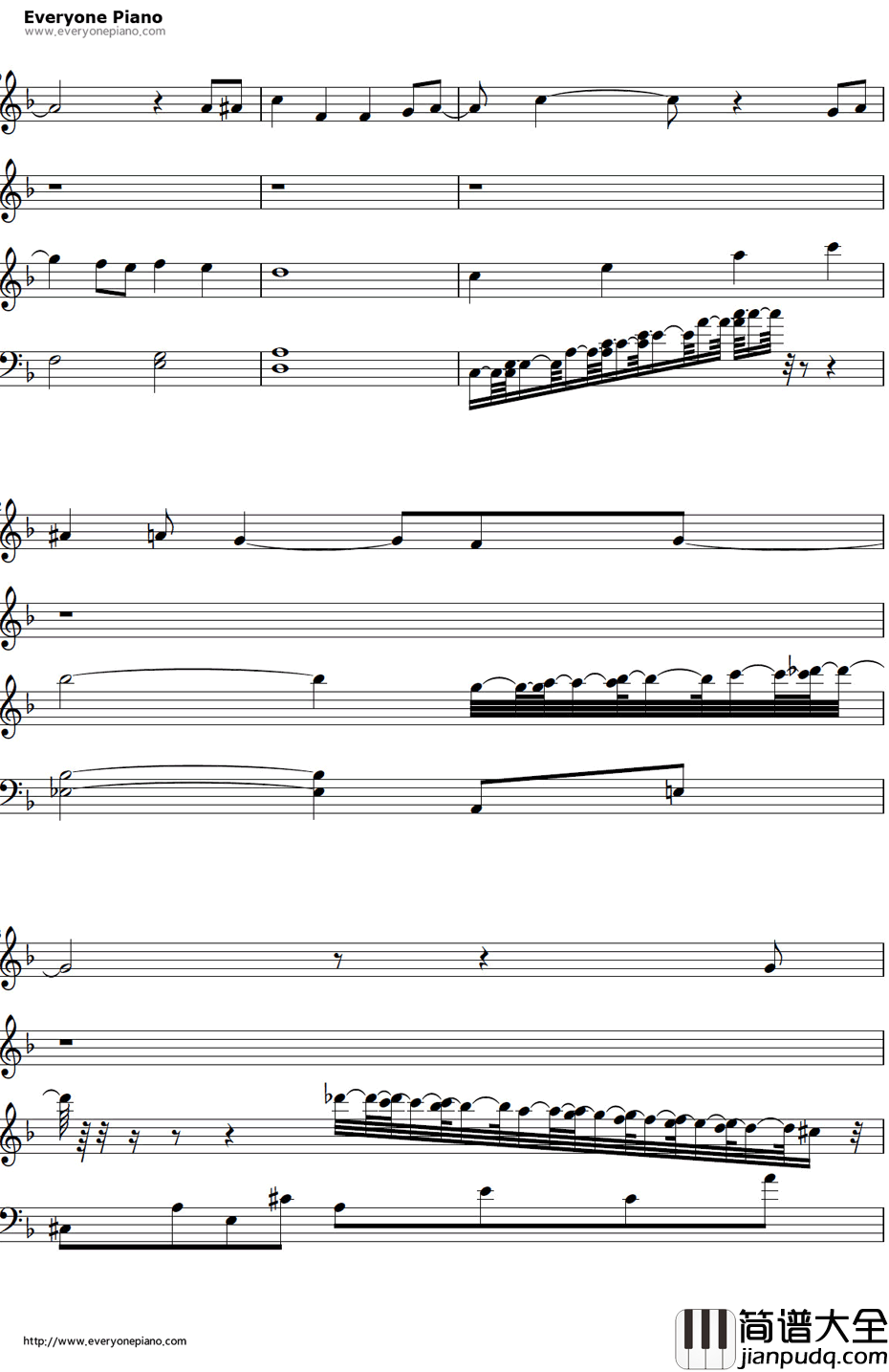 For_the_First_Time_in_Forever钢琴谱_KristenBel_IdinaMenzel