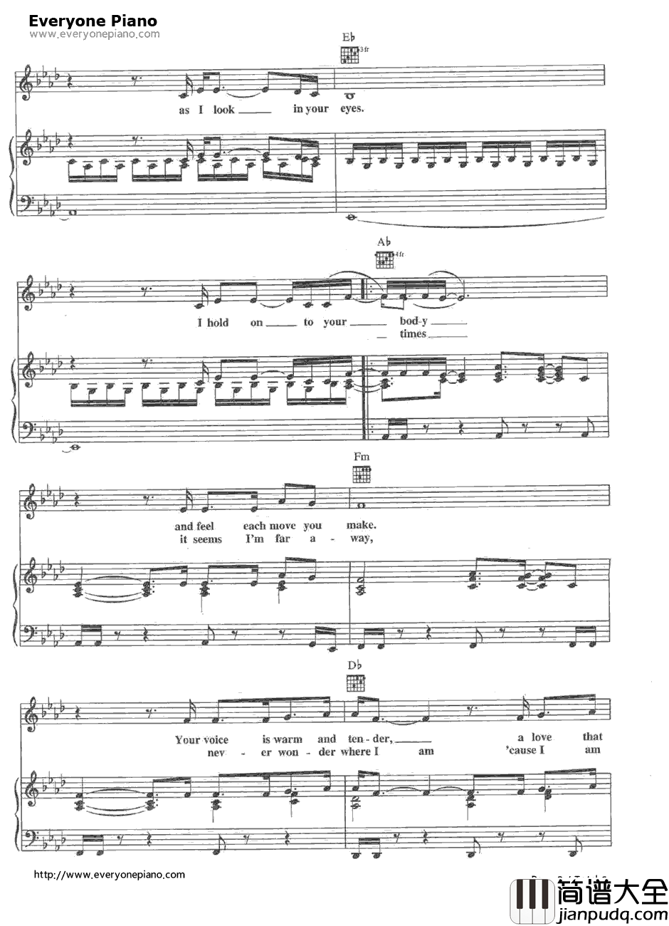 The_Powero_fLove钢琴谱_CelineDion