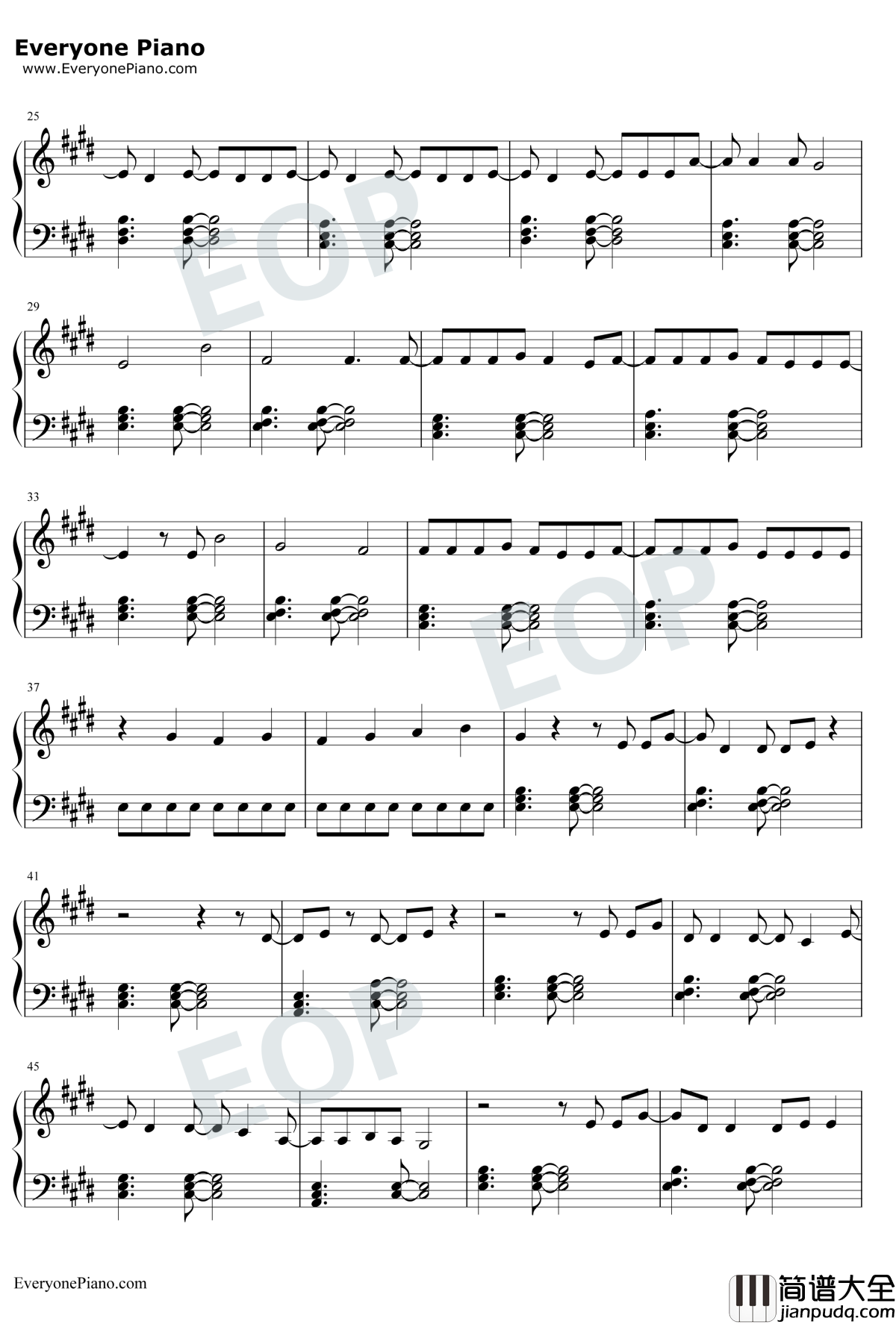 Clean钢琴谱_Taylor_Swift