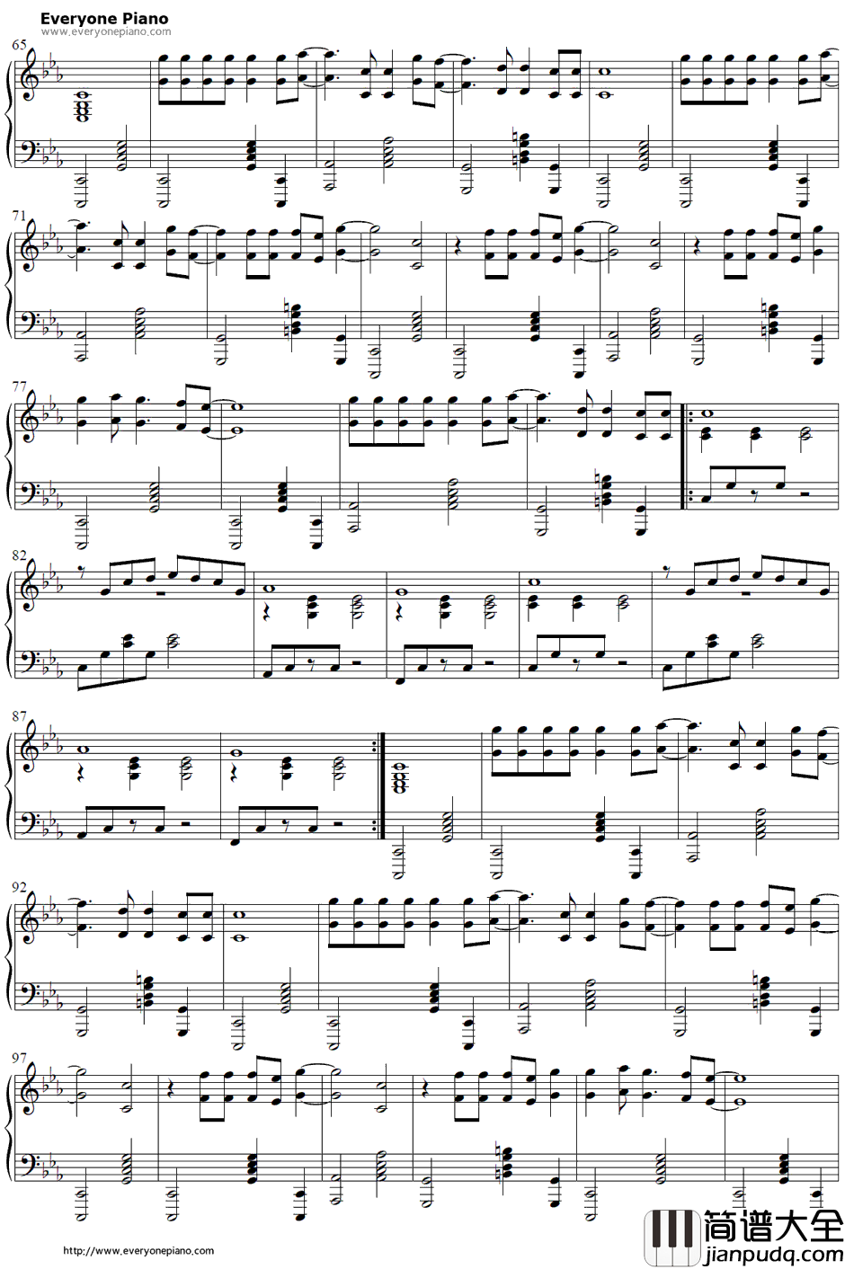 Battle_Cry钢琴谱_ImagineDragons_变形金刚4：绝迹重生主题曲