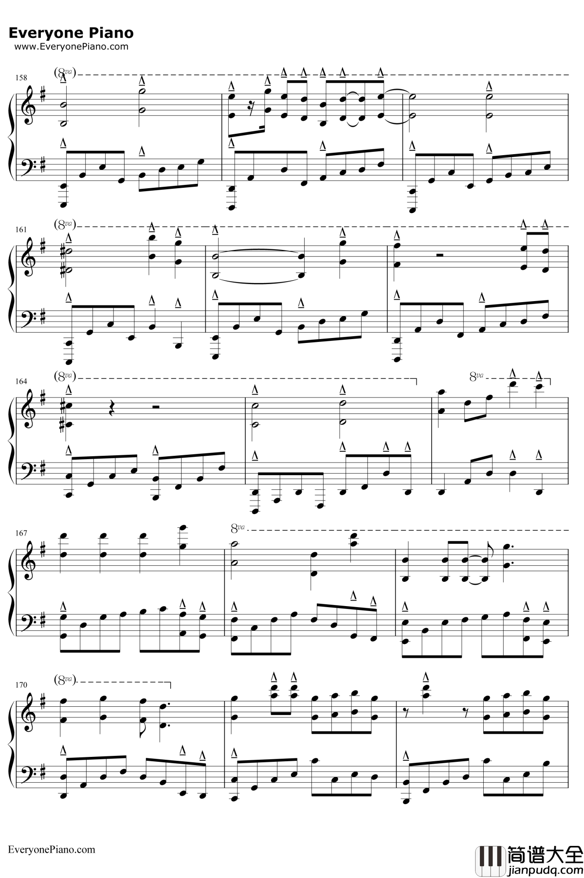 化蝶钢琴谱__何韵诗