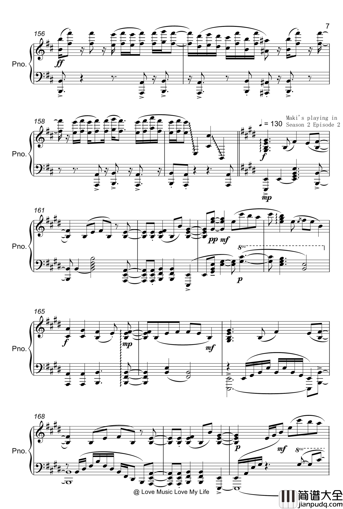 _Medley_Love_Live!钢琴谱_&amp;apos;s_BGM