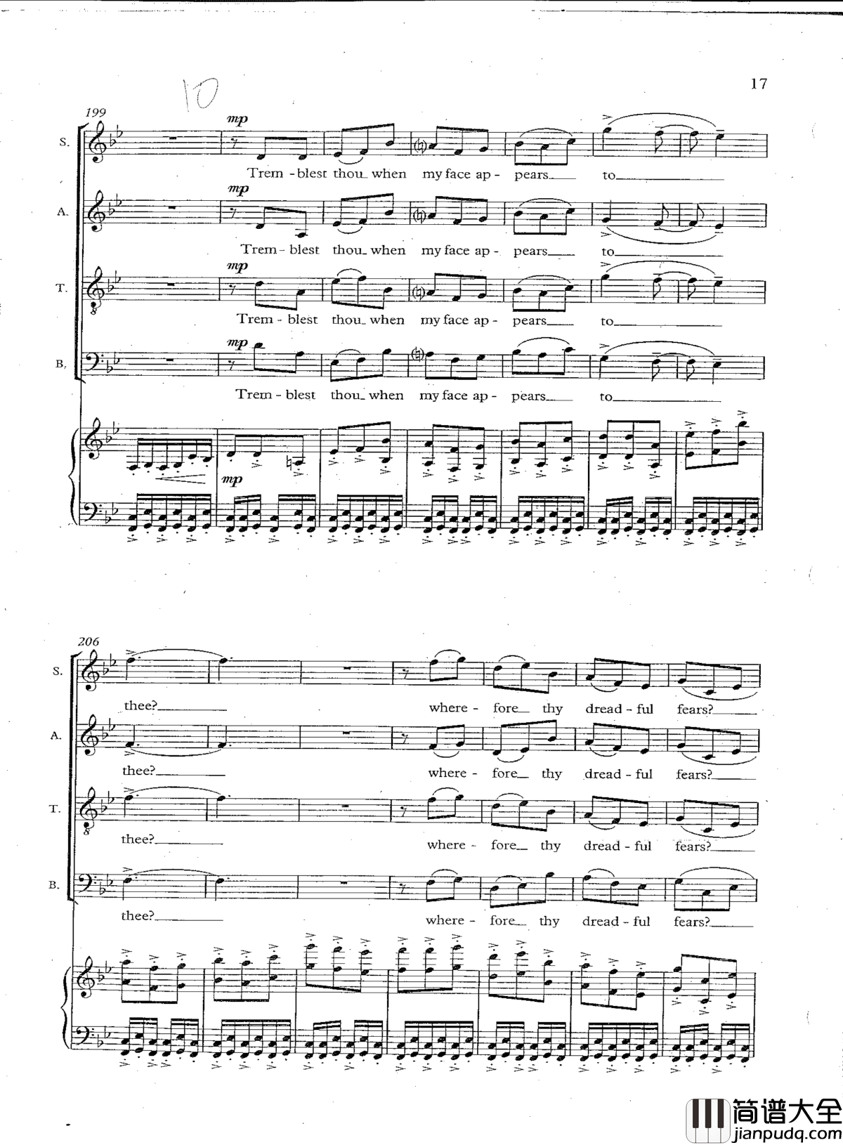 Tarik_ORegan钢琴谱_Triptych合唱谱Threnody