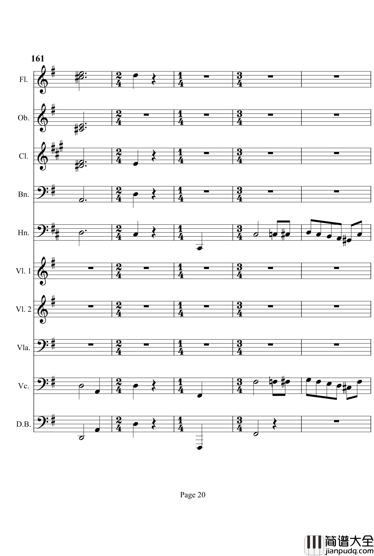 奏鸣曲之交响钢琴谱_第7首_Ⅲ_贝多芬_beethoven