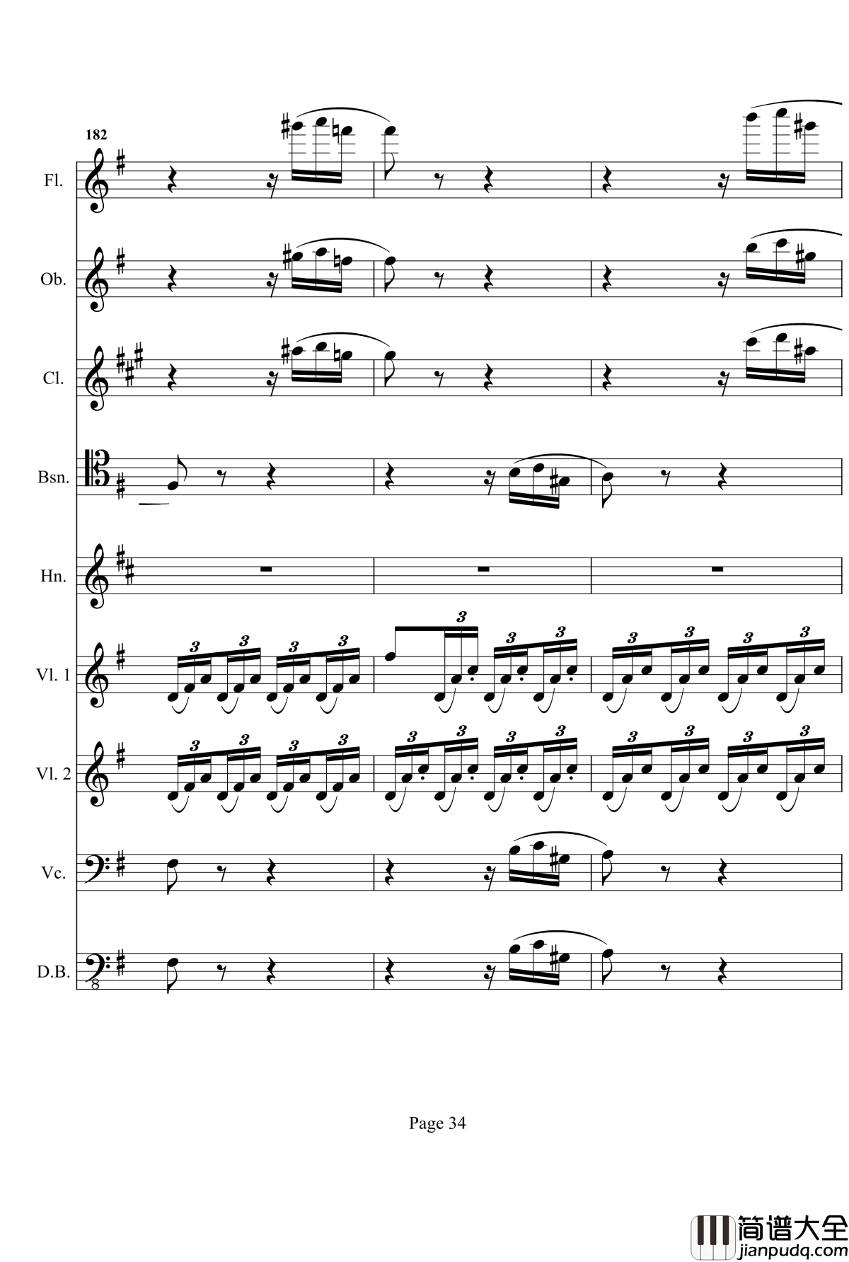 奏鸣曲之交响钢琴谱__第十首_Ⅰ_贝多芬_beethoven
